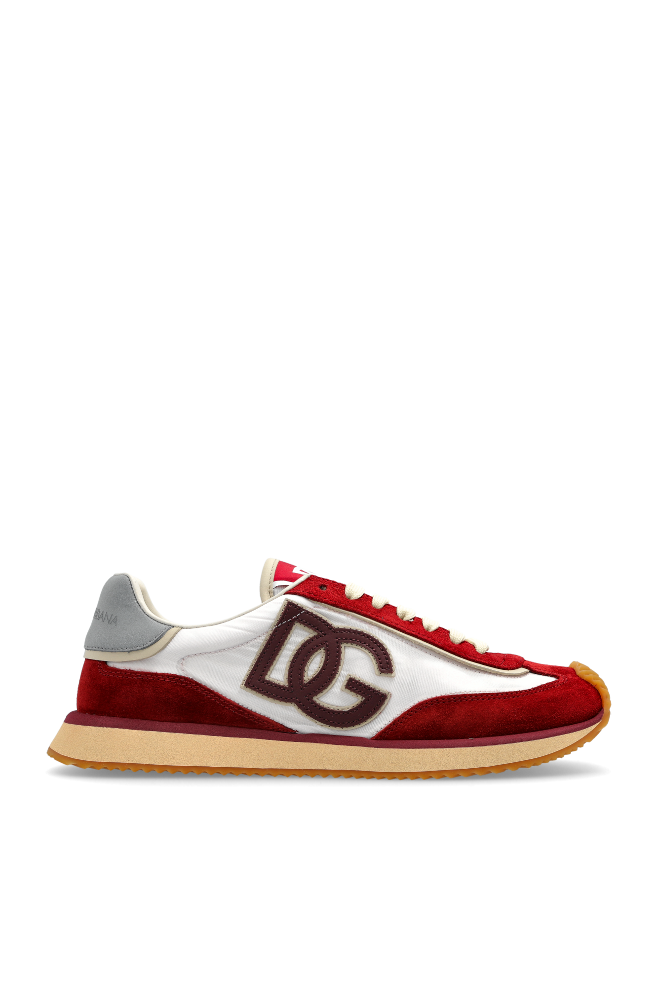 Dolce & Gabbana Buty Sportowe Z Logo, Kobiety, Czerwony