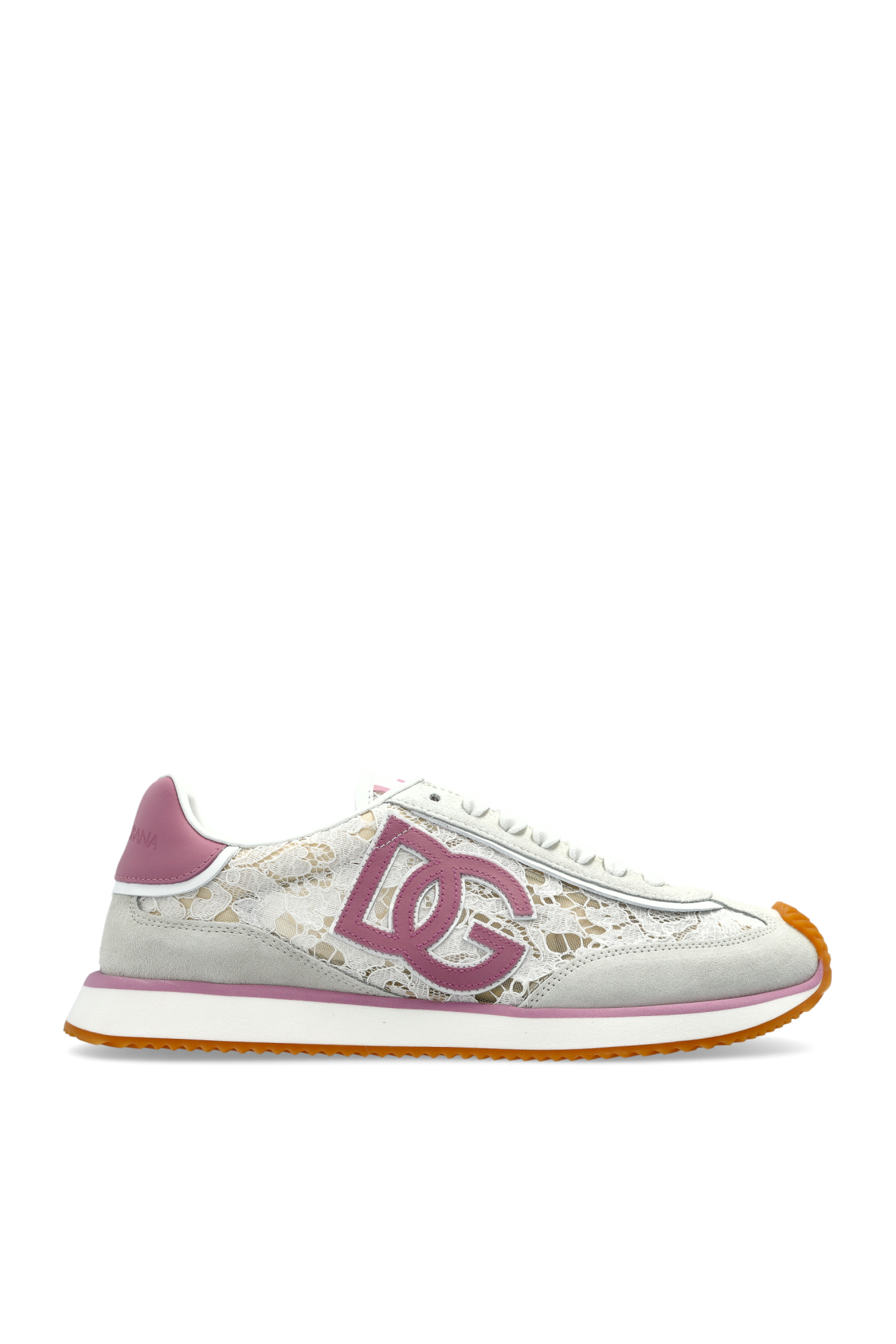Dolce & Gabbana Buty Sportowe Z Logo, Kobiety, Szary