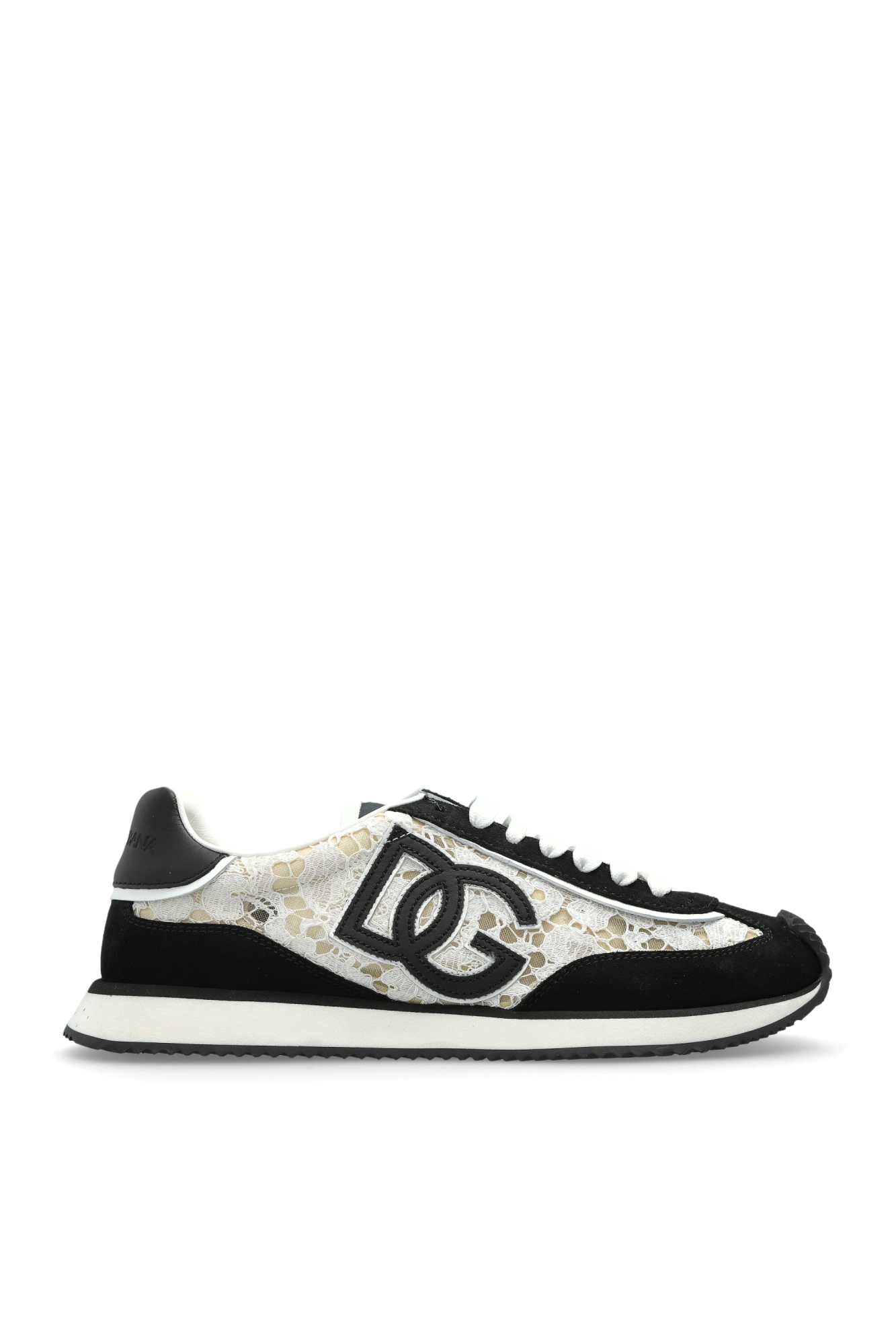 Dolce & Gabbana Buty Sportowe Z Logo, Kobiety, Czarny