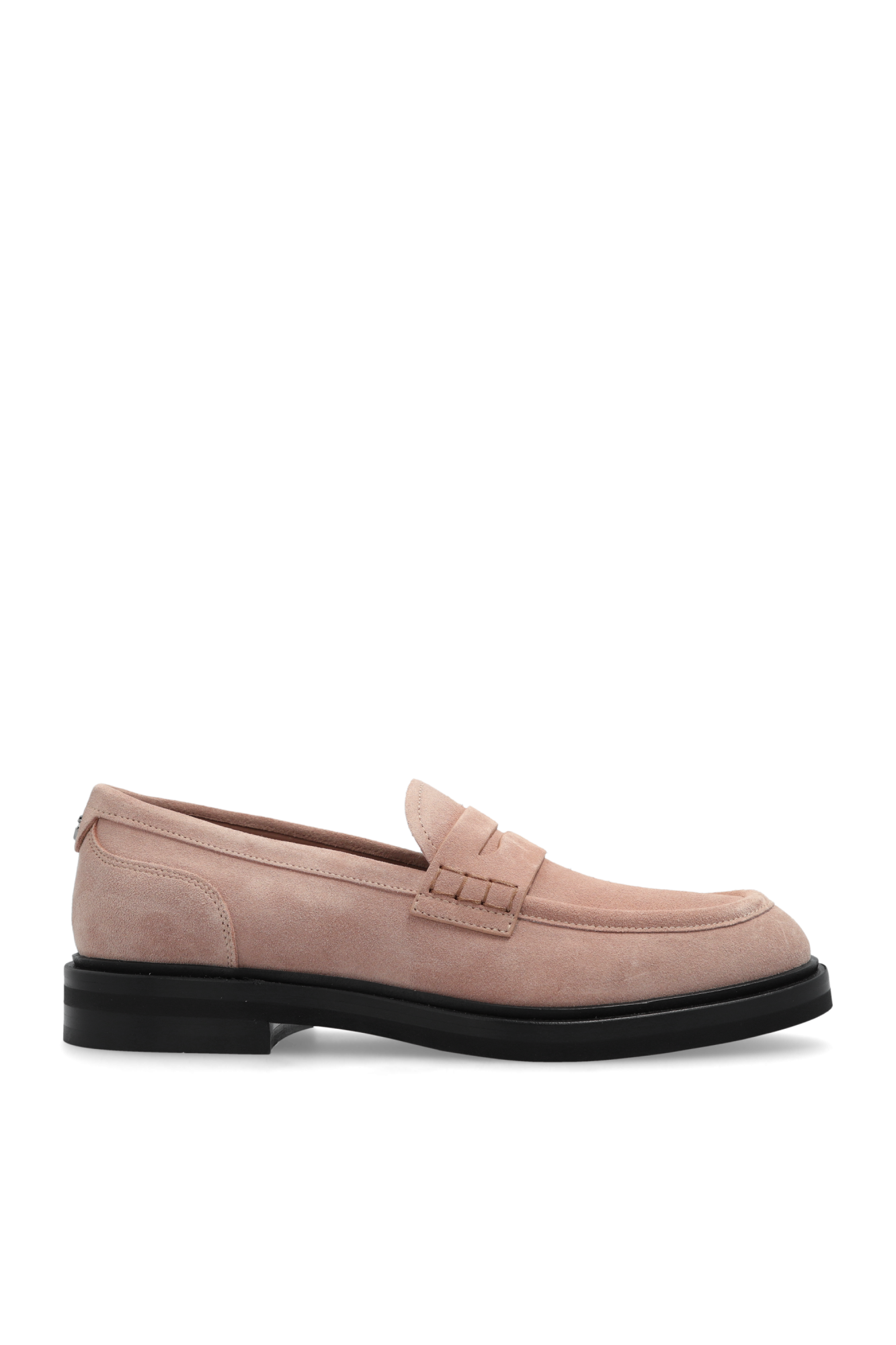Dolce & Gabbana Zamszowe Buty Typu `loafers`, Kobiety, Różowy