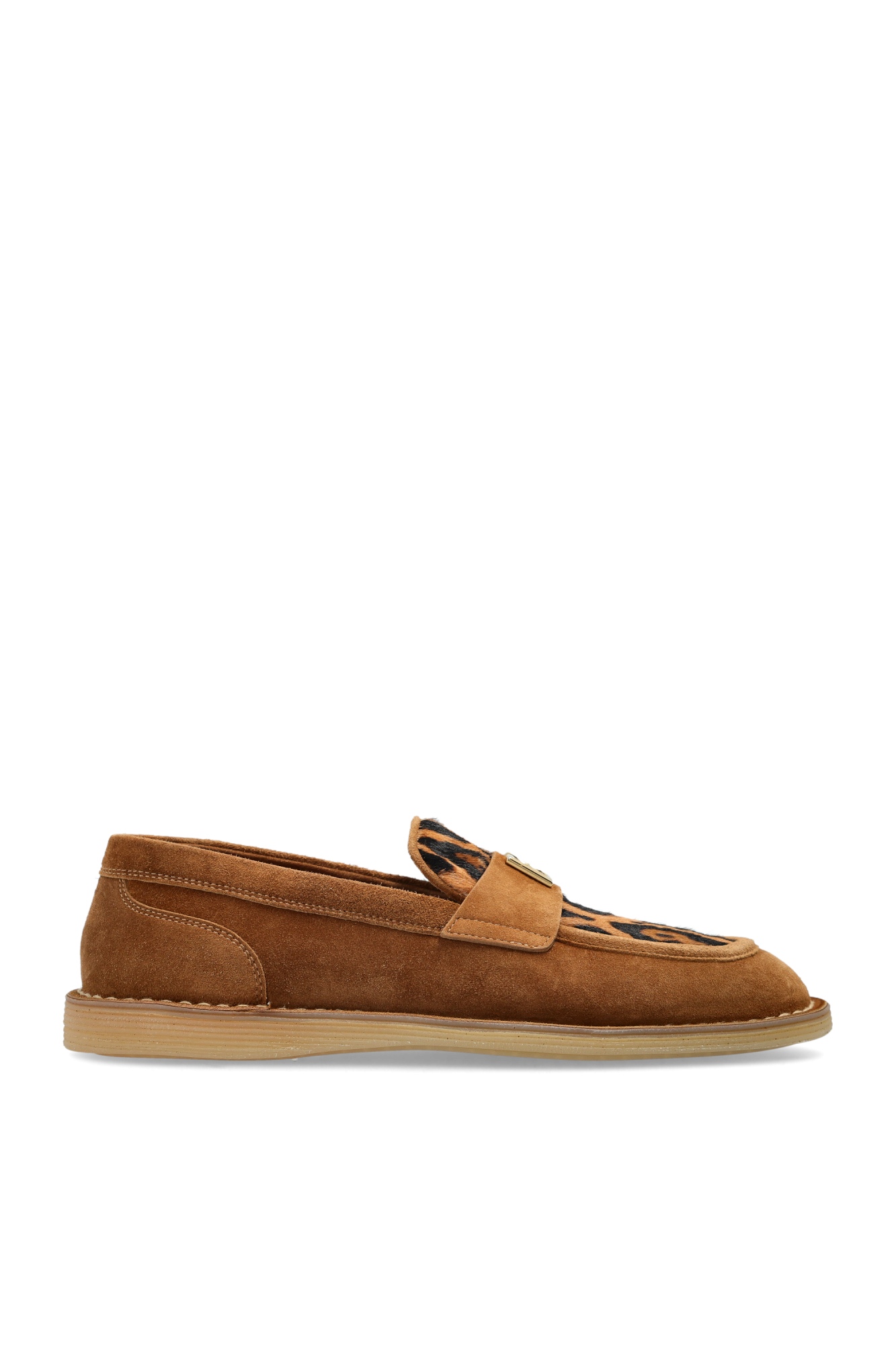 Dolce & Gabbana Zamszowe Buty, Kobiety, Brązowy