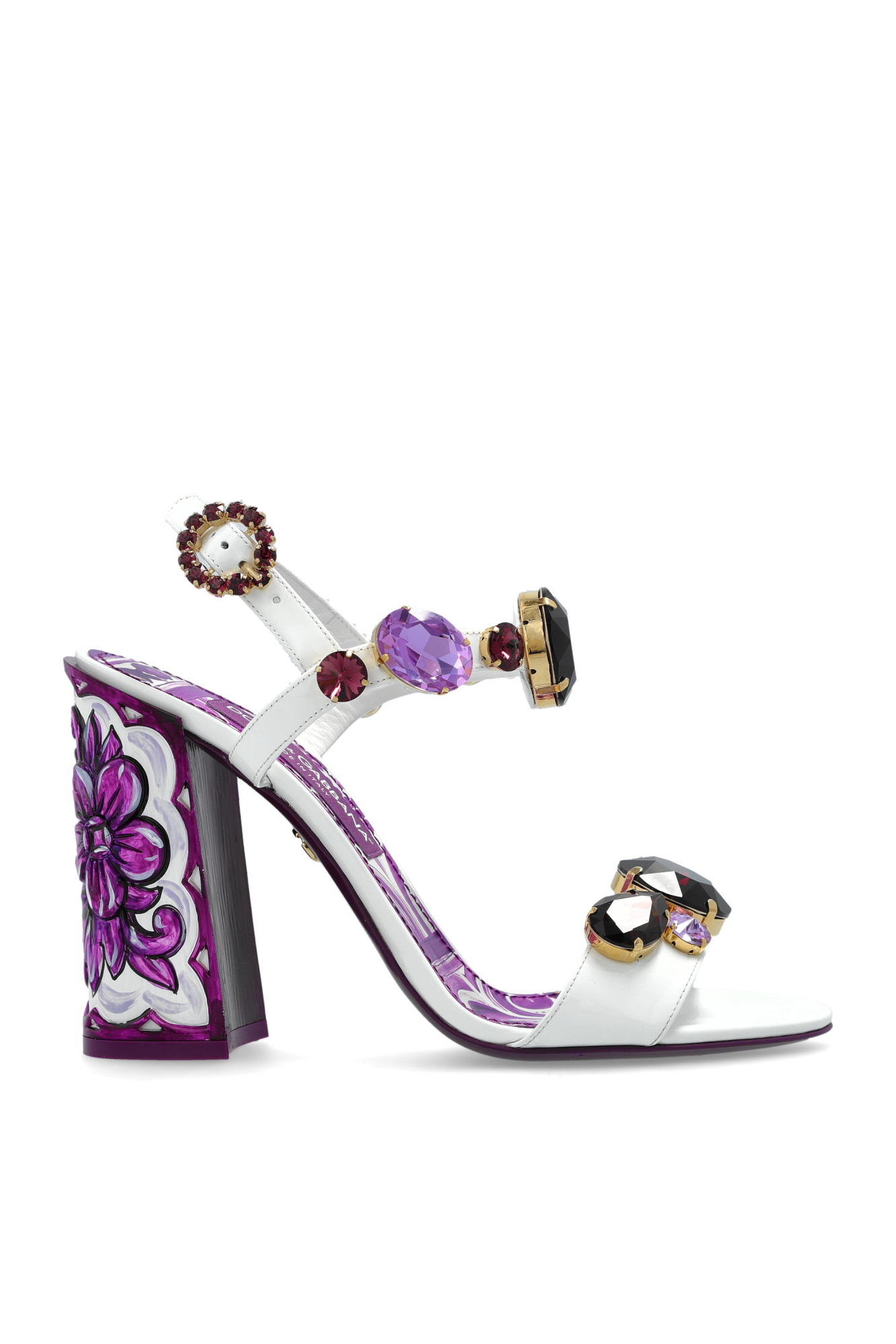 Dolce & Gabbana Sandały Na Obcasie, Kobiety, Fioletowy
