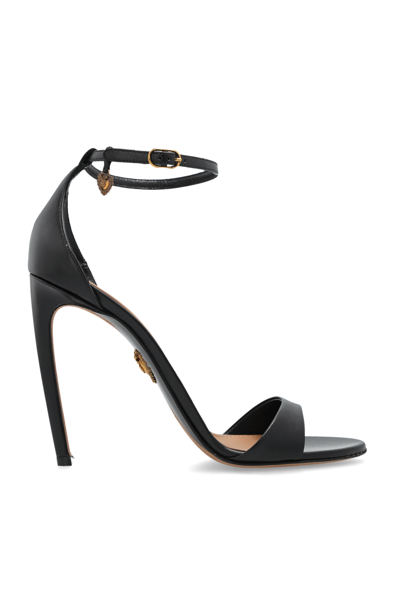 Dolce & Gabbana Sandały Na Obcasie, Kobiety, Czarny
