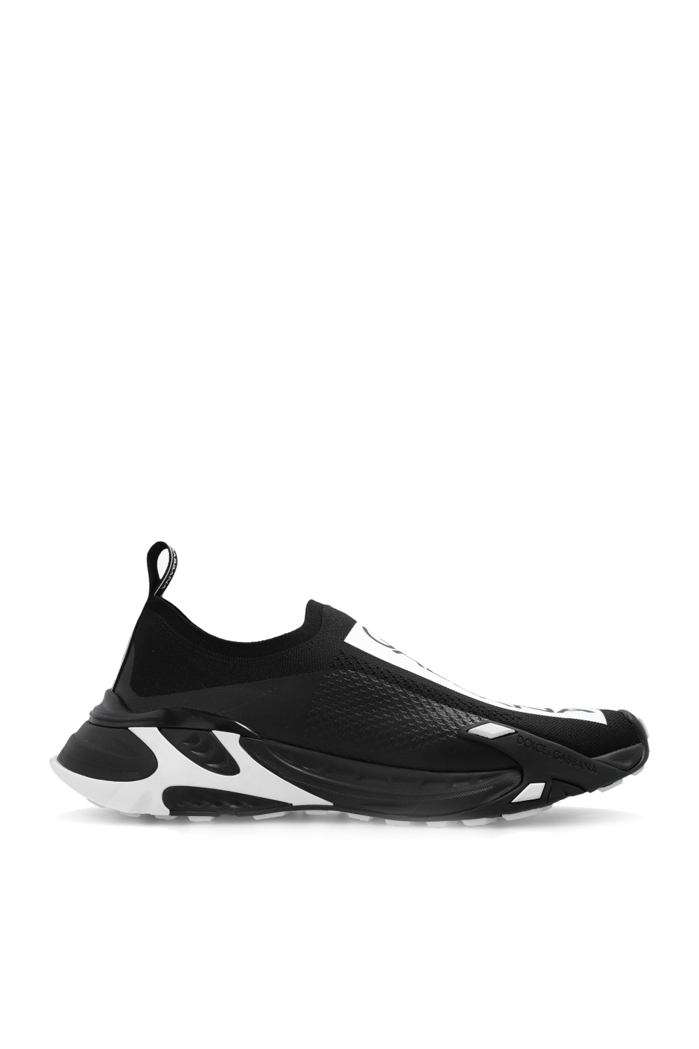 Dolce & Gabbana Buty Sportowe Z Logo, Mężczyźni, Czarny