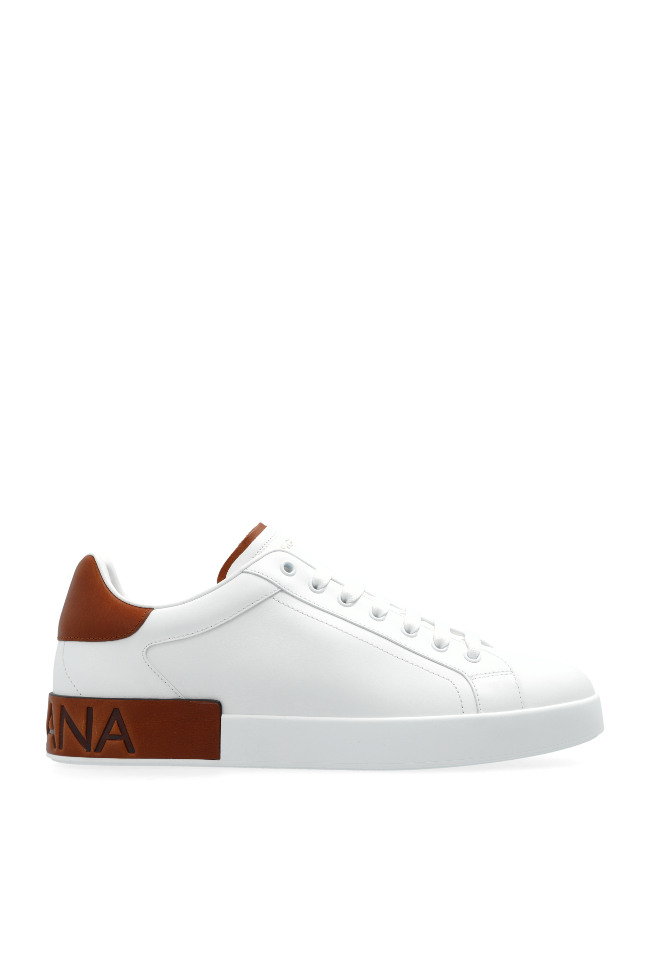Dolce & Gabbana Buty Sportowe Z Logo, Mężczyźni, Biały