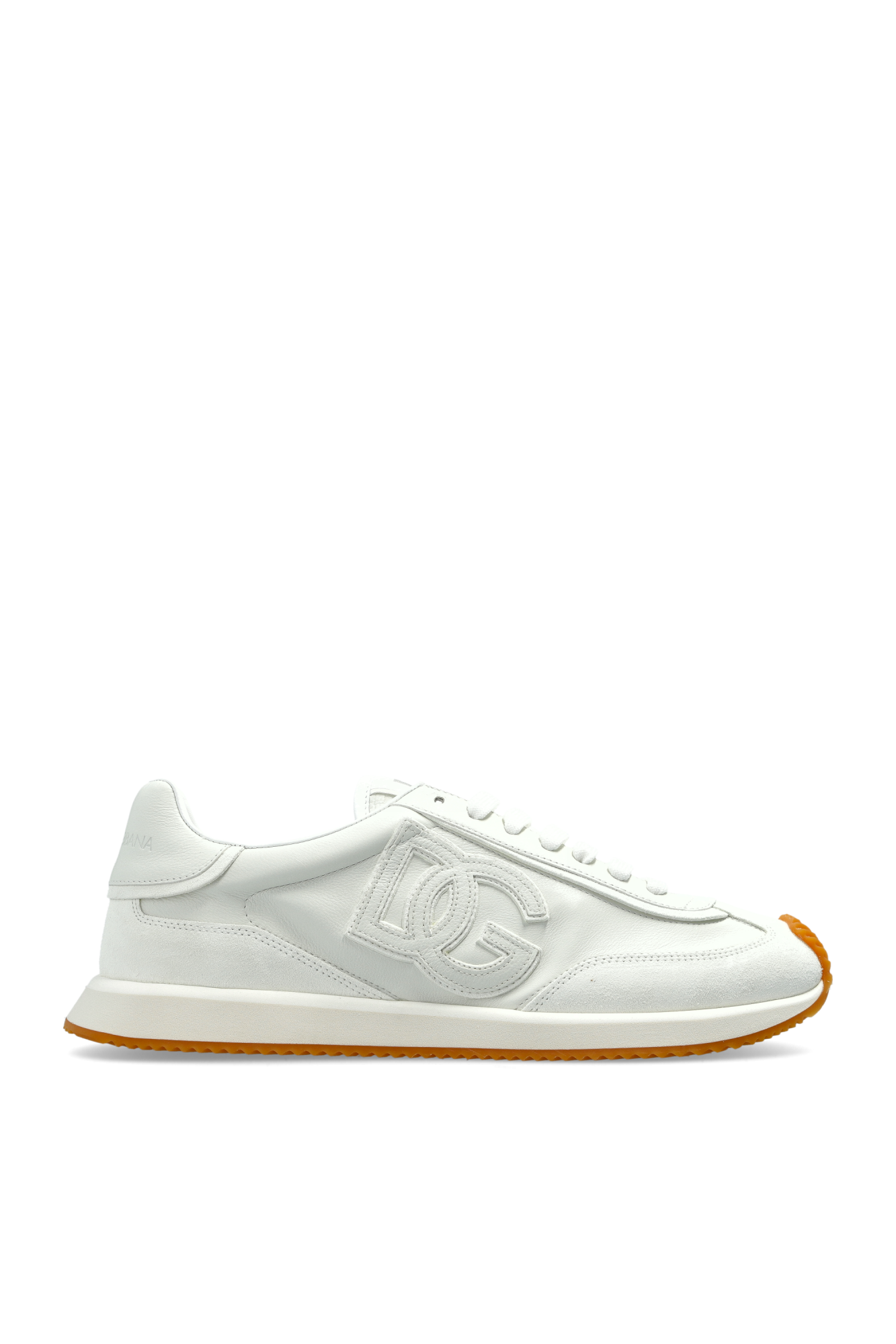 Dolce & Gabbana Buty Sportowe Z Logo, Mężczyźni, Biały