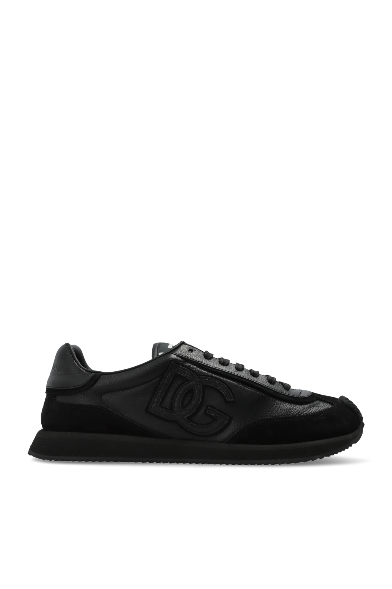 Dolce & Gabbana Buty Sportowe Z Logo, Mężczyźni, Czarny