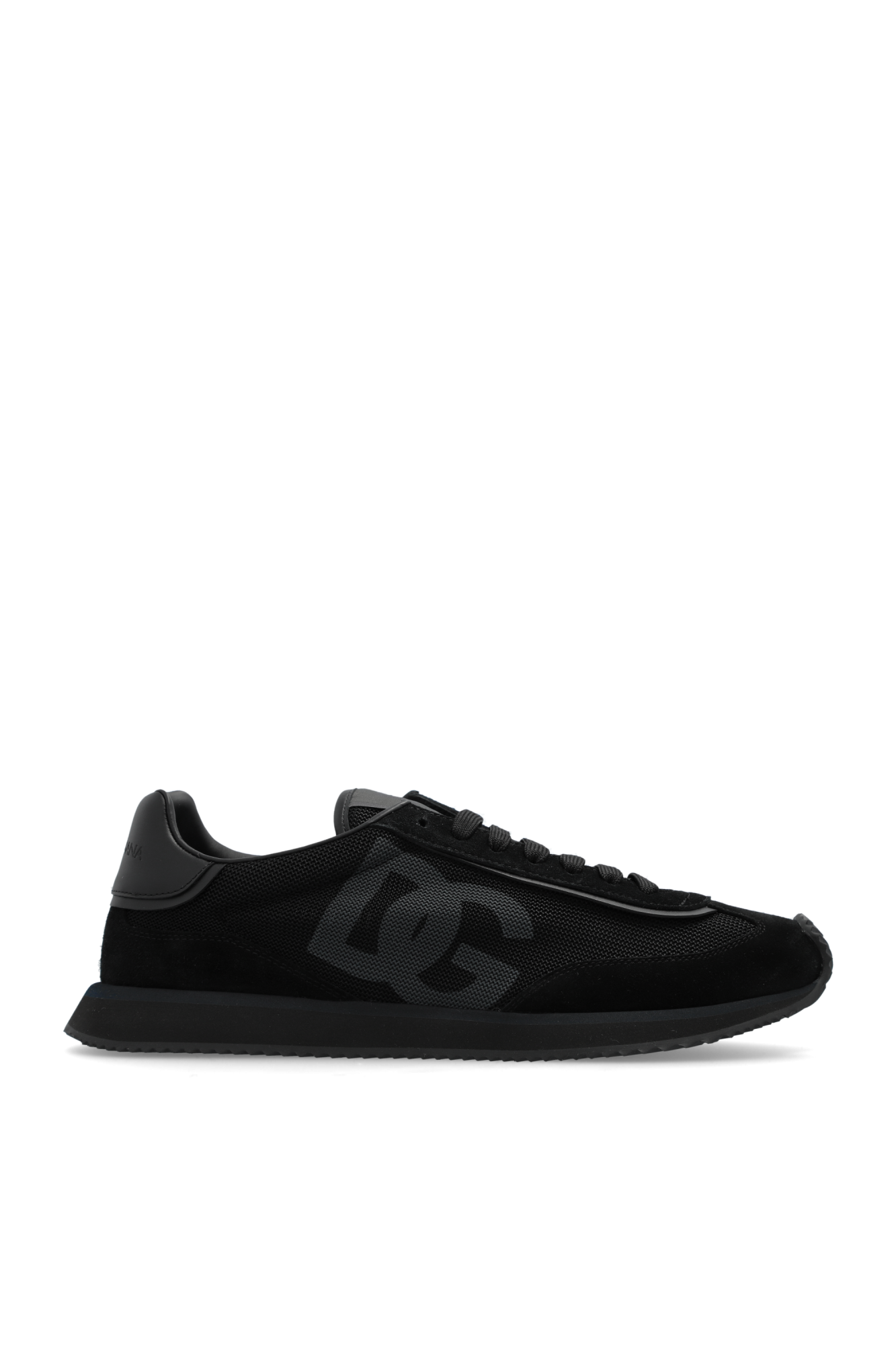 Dolce & Gabbana Buty Sportowe Z Logo, Mężczyźni, Czarny