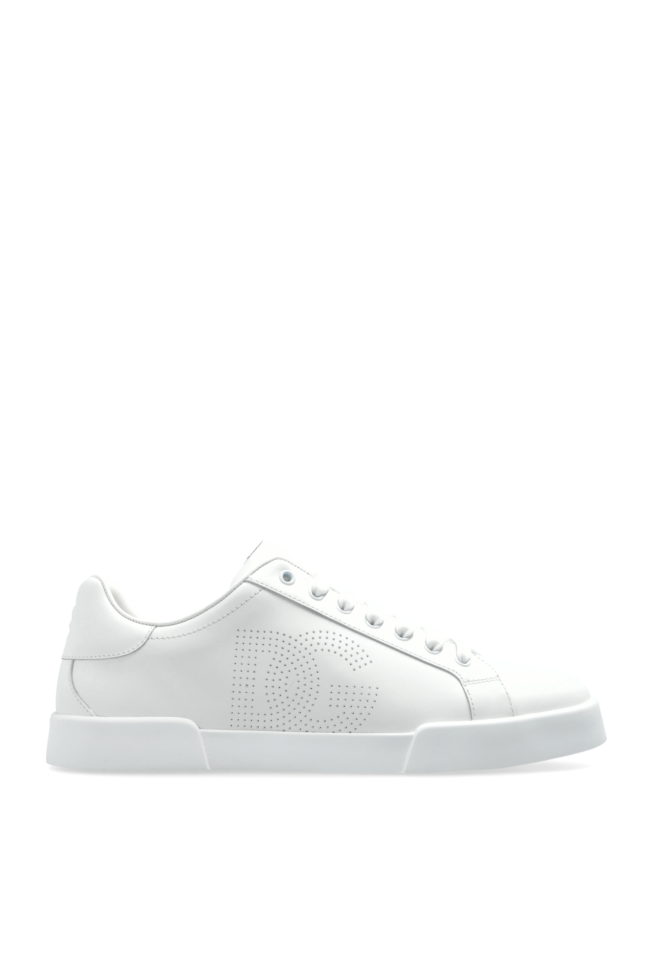 Dolce & Gabbana Buty Sportowe Z Logo, Mężczyźni, Biały