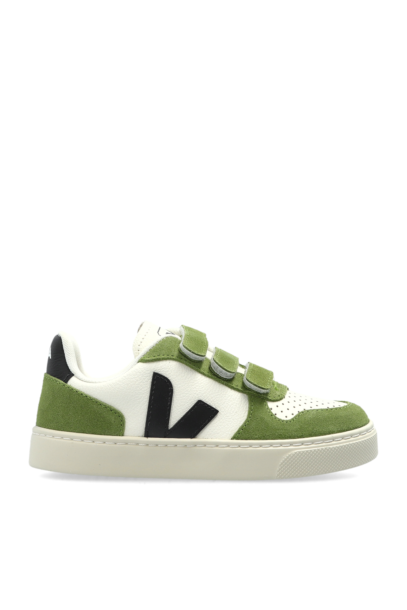 Veja Kids Buty Sportowe ‘SMALL V-10 LEATHER (05)’, Unisex, Biały
