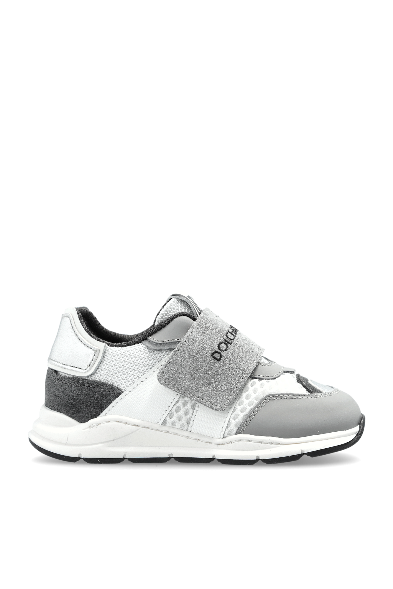 Dolce & Gabbana Kids Buty Sportowe Z Logo, Unisex, Biały