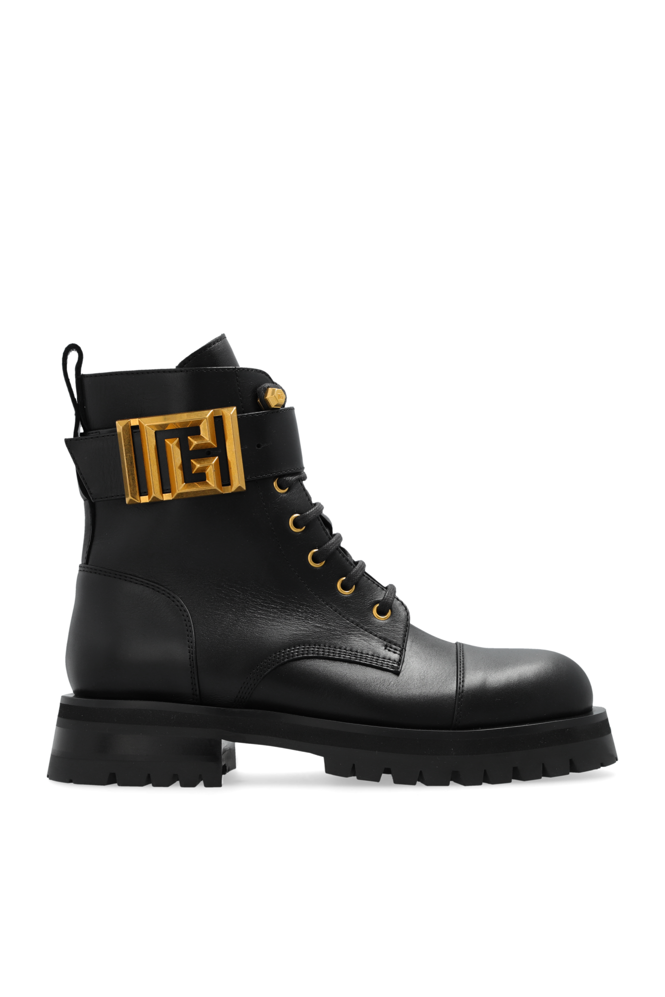 Balmain Buty Typu ‘combat’, Kobiety, Czarny