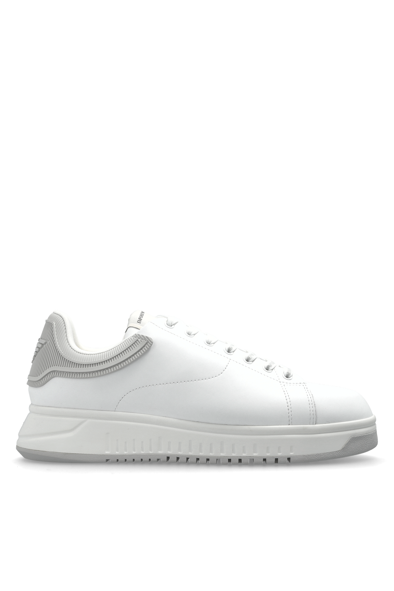 Emporio Armani Buty Sportowe Z Logo, Mężczyźni, Biały