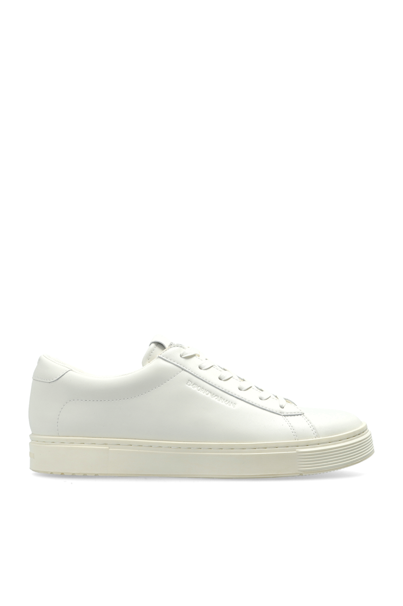 Emporio Armani Buty Sportowe Z Wytłoczonym Logo, Mężczyźni, Biały