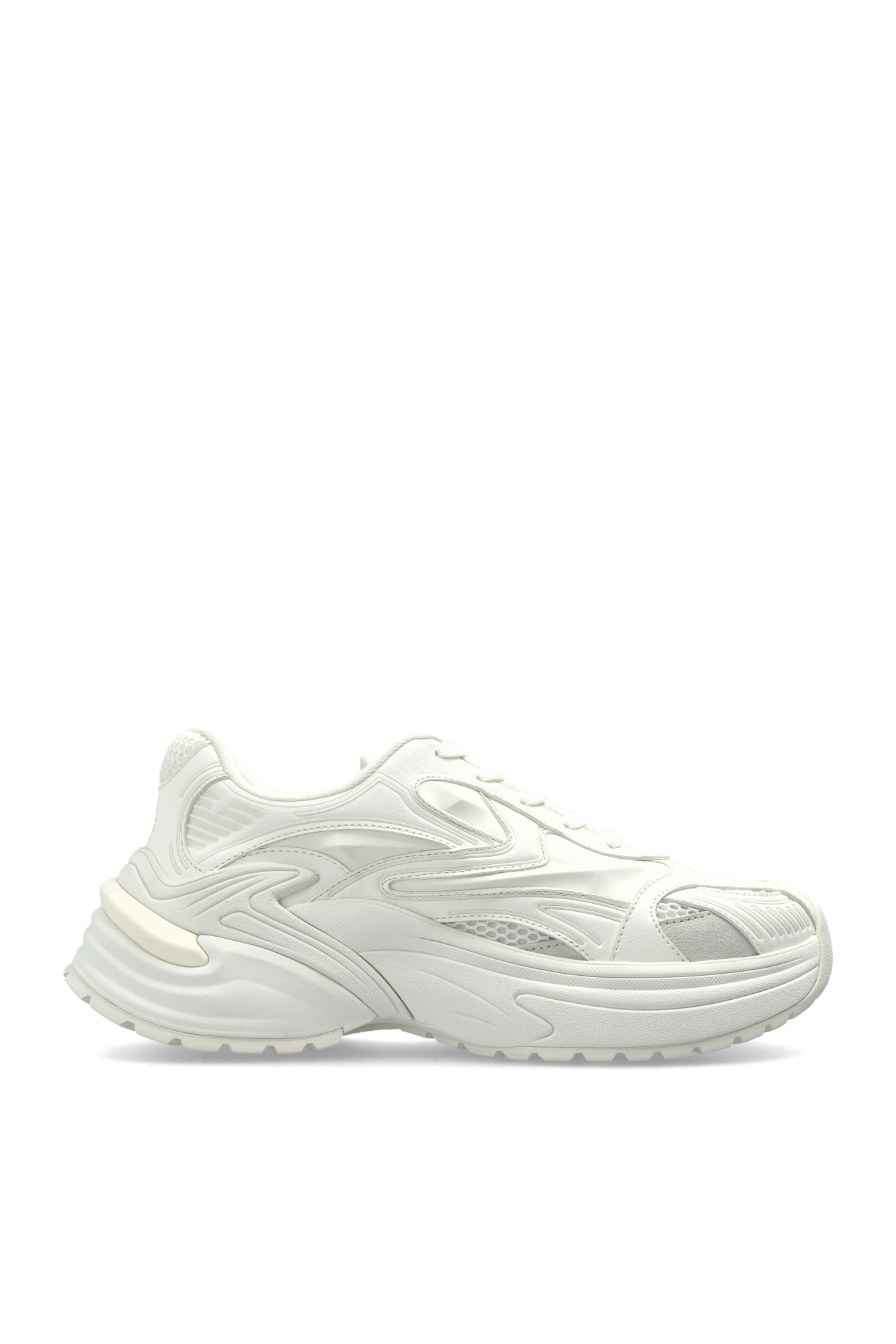 Emporio Armani Buty Sportowe Z Logo, Mężczyźni, Biały