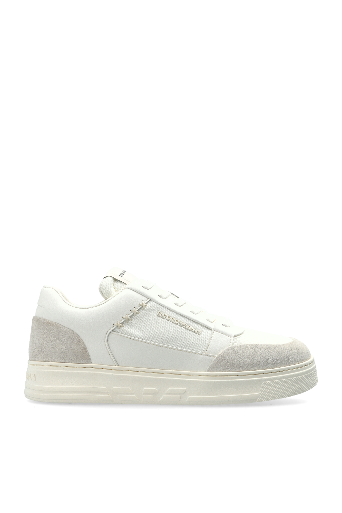 Emporio Armani Buty Sportowe, Mężczyźni, Biały