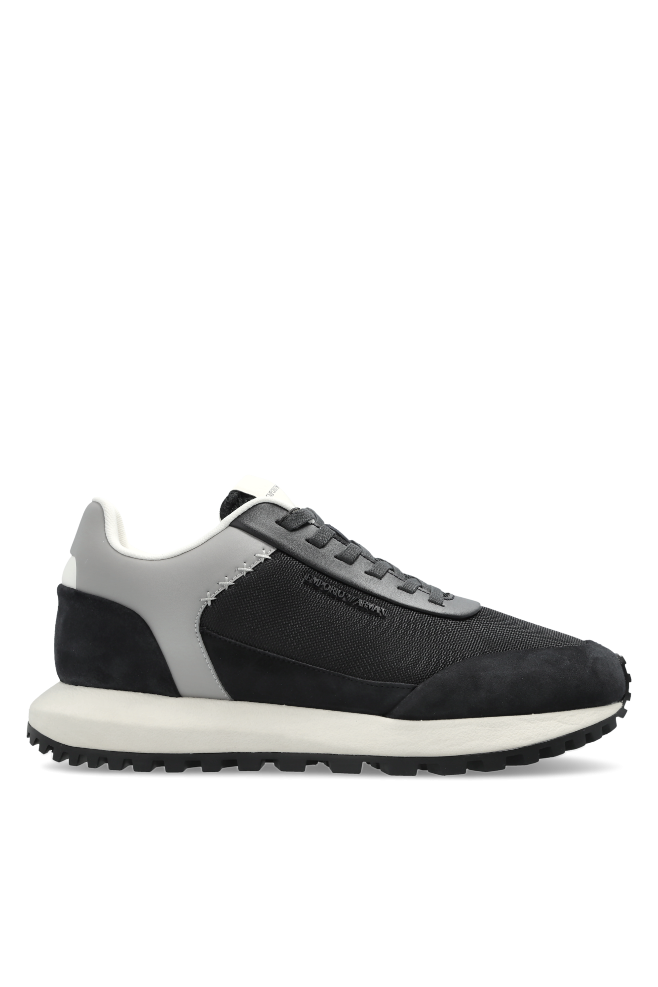 Emporio Armani Buty Sportowe Z Logo, Mężczyźni, Granatowy