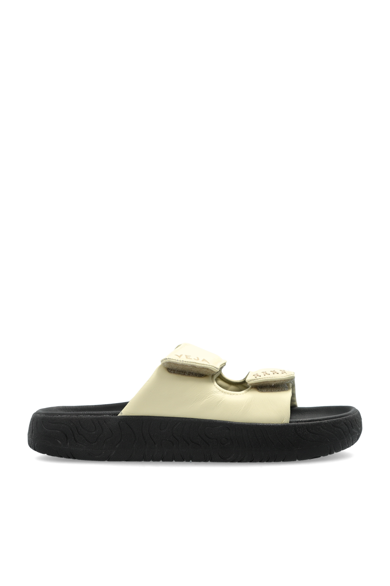 Veja Klapki `ETNA BOLD LEATHER`, Kobiety, Kremowy