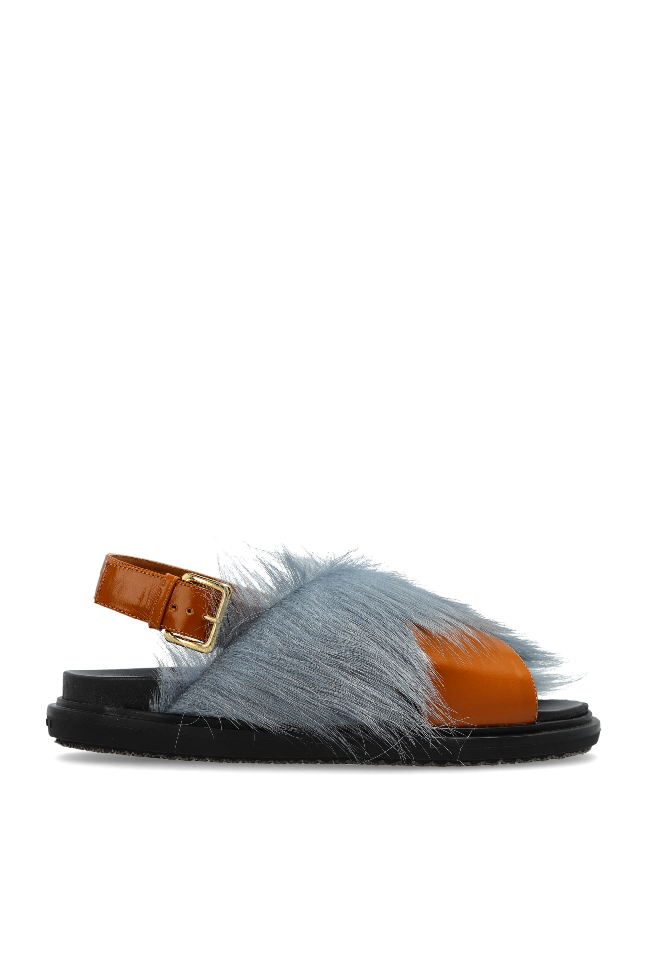 Marni Skórzane Buty, Kobiety, Niebieski