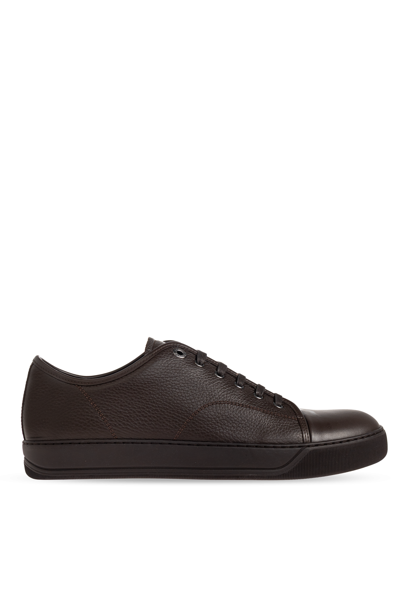 Lanvin Skórzane Buty Sportowe `DBB1`, Mężczyźni, Brązowy