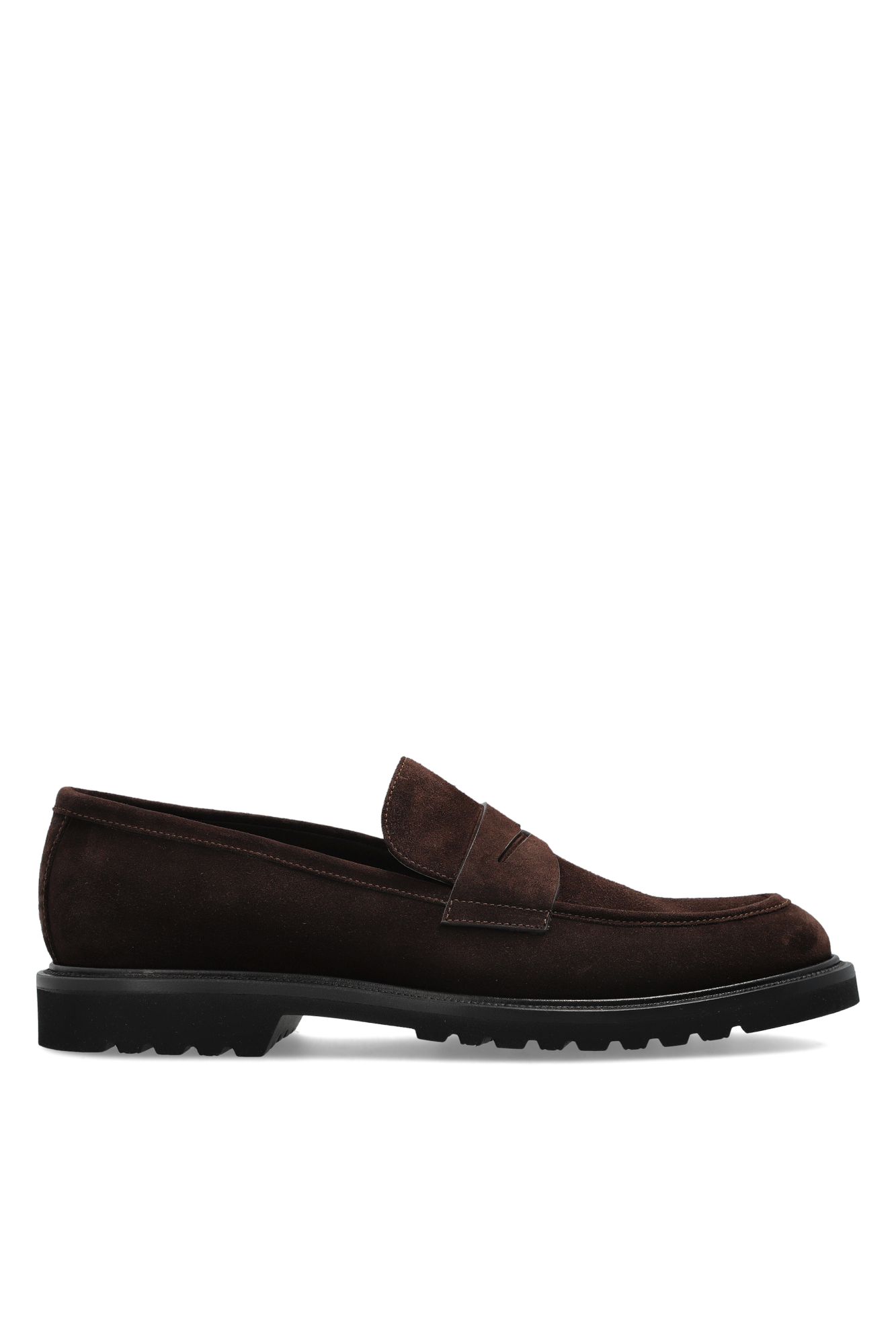 FABI Zamszowe Buty Typu ‘Loafers’, Mężczyźni, Brązowy