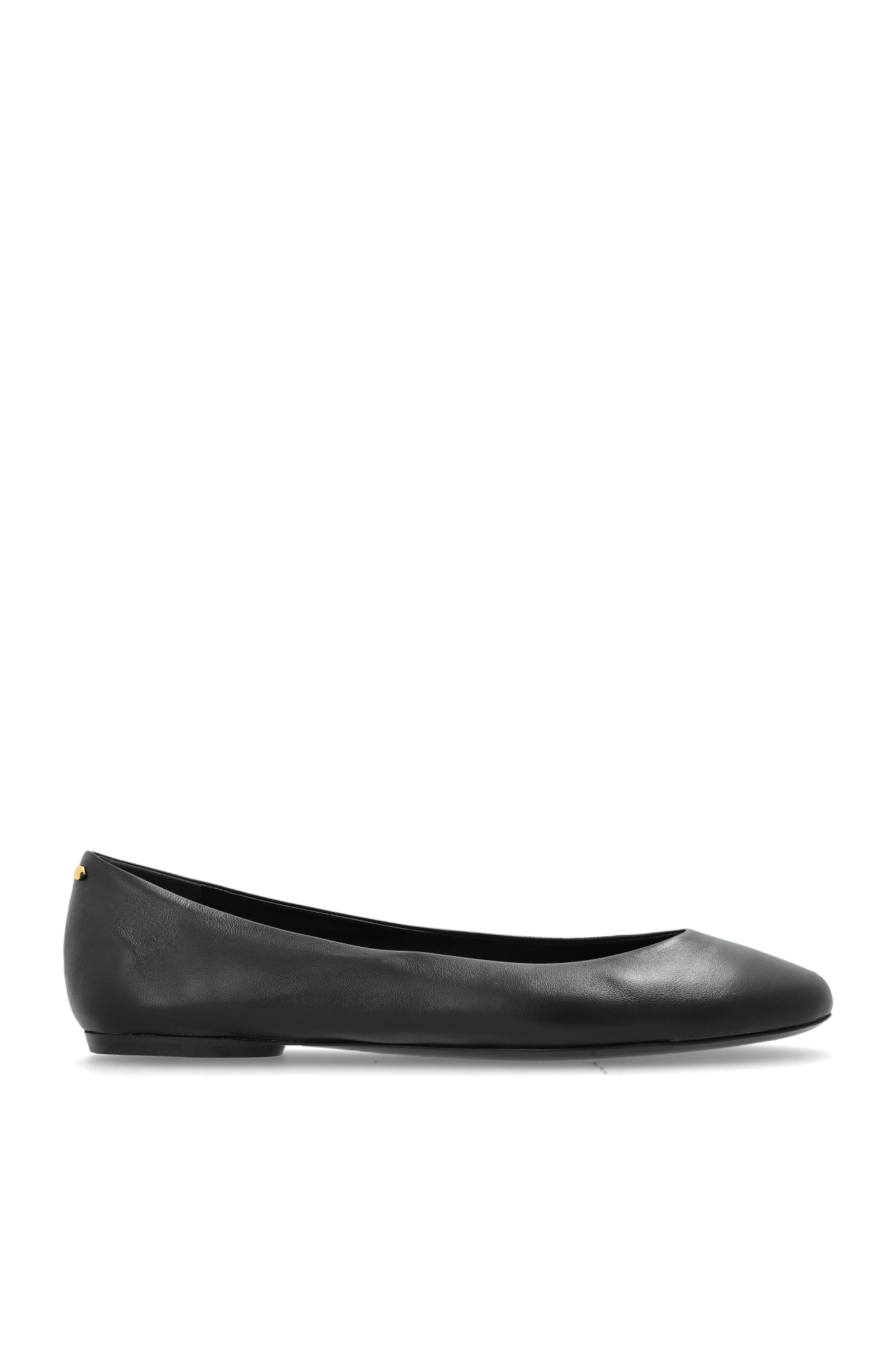 Lanvin Skórzane Baleriny, Kobiety, Czarny