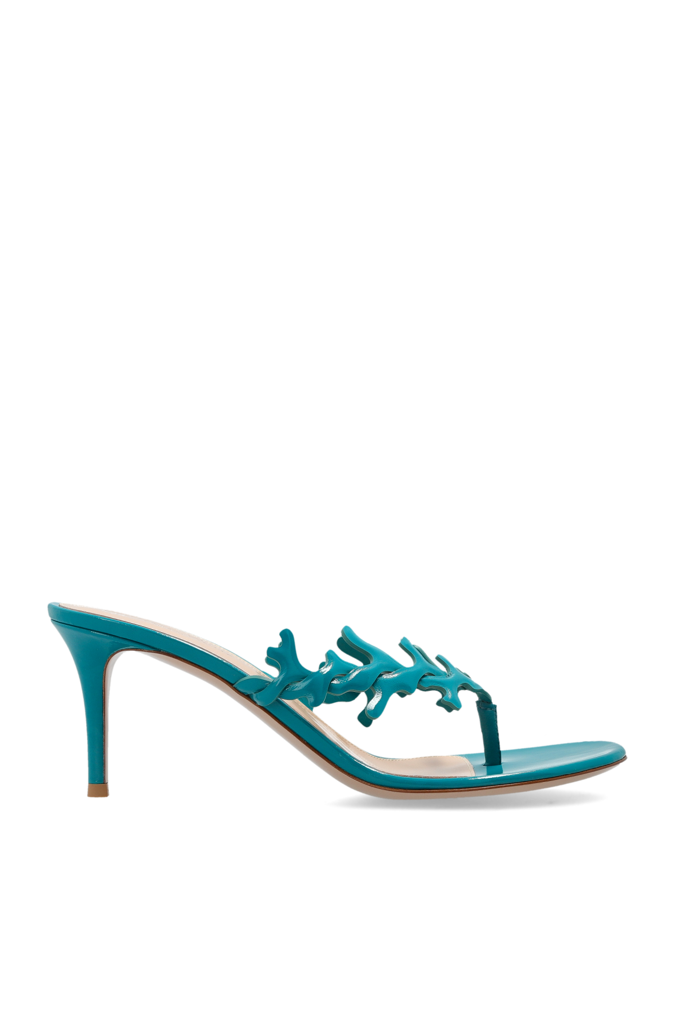 Gianvito Rossi Klapki Na Obcasie ‘Ocean Thong’, Kobiety, Zielony