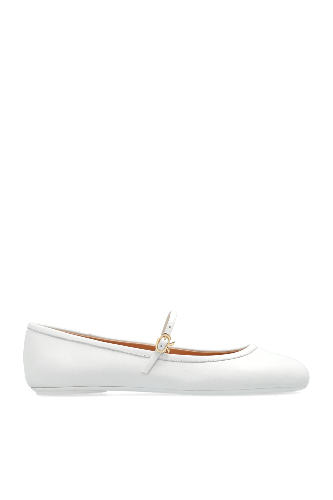 Gianvito Rossi Baleriny `Carla`, Kobiety, Biały