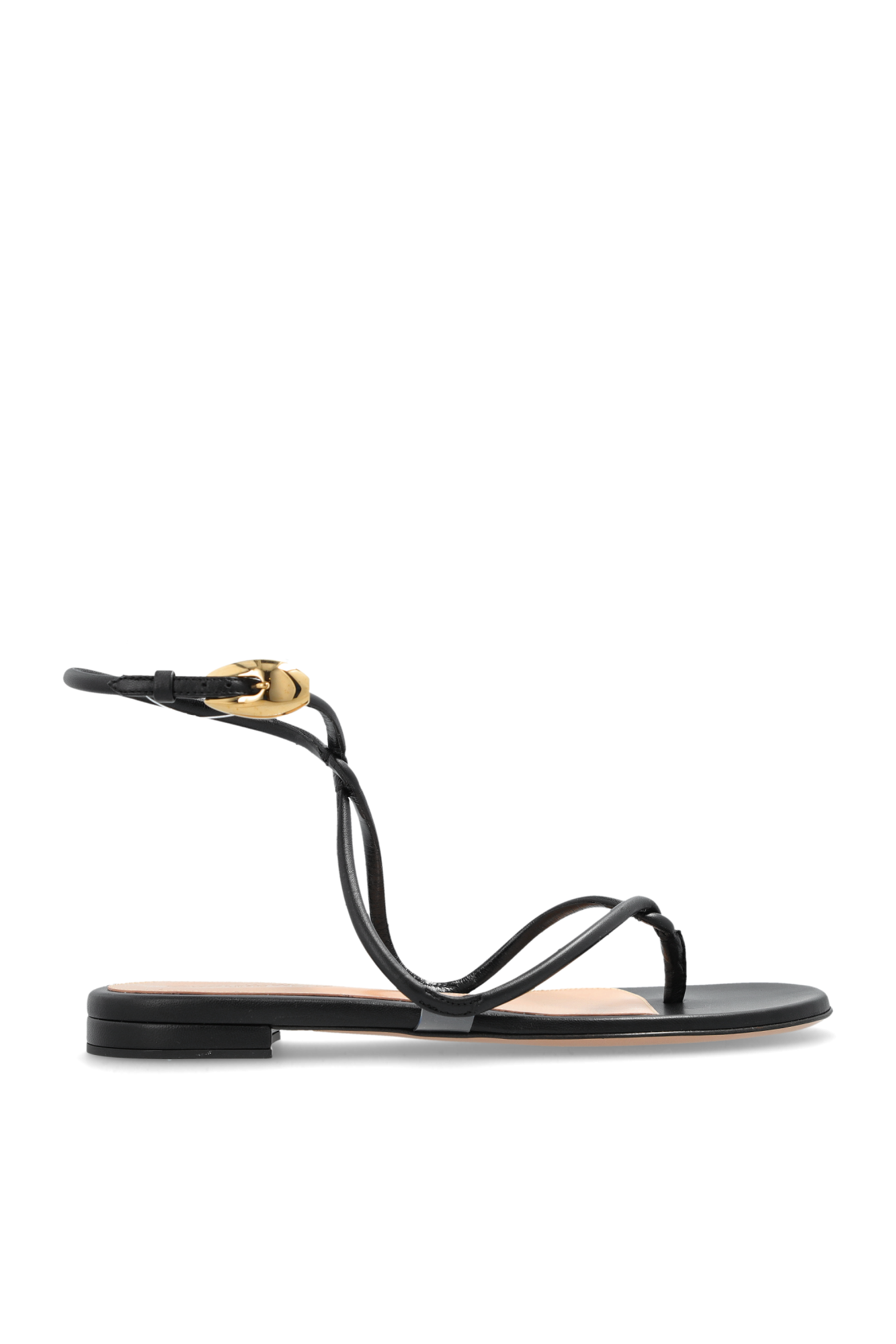 Gianvito Rossi Skórzane Buty `Mamba`, Kobiety, Czarny