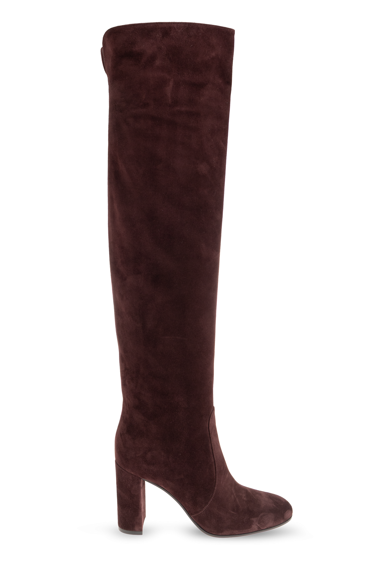 Gianvito Rossi Kozaki Na Obcasie `Glen`, Kobiety, Bordo