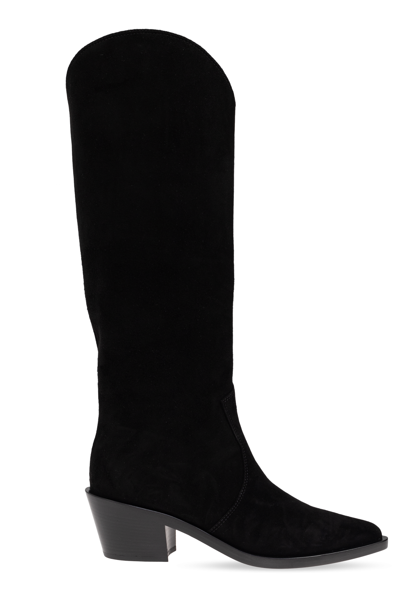 Gianvito Rossi Kozaki Na Obcasie `Waylon`, Kobiety, Czarny