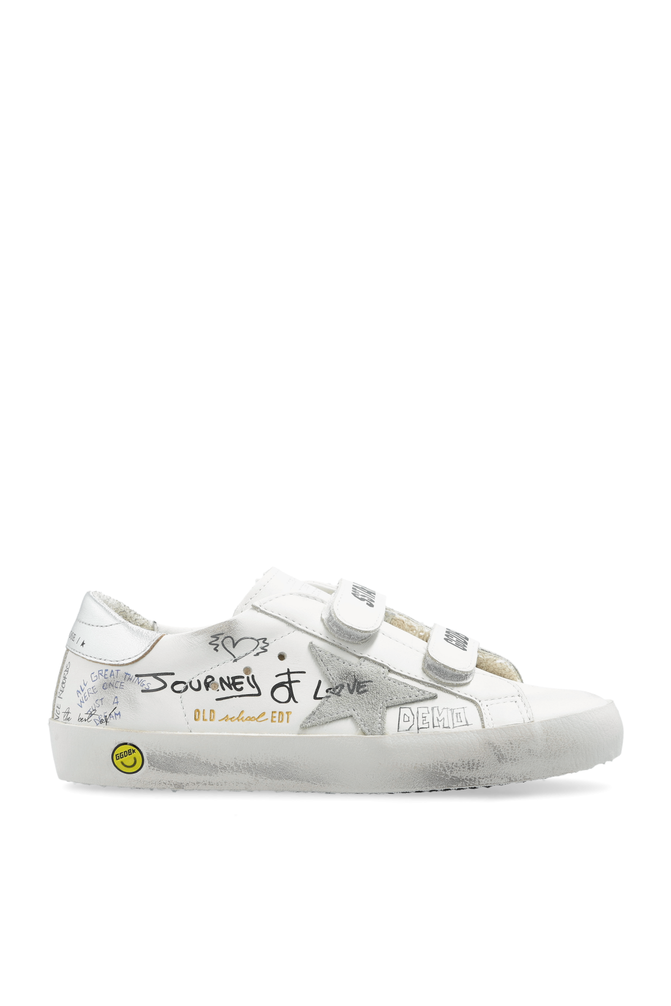 Golden Goose Kids Buty Sportowe `Old School`, Unisex, Biały