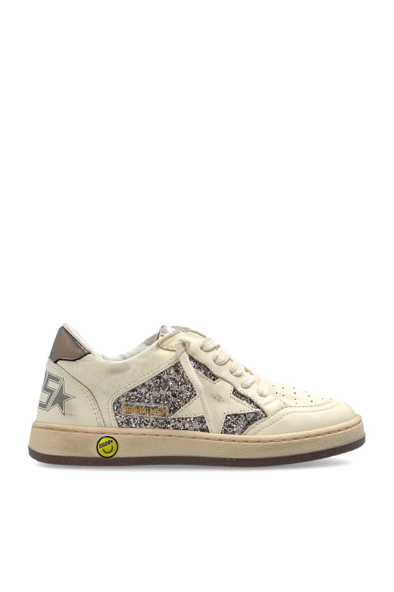 Golden Goose Kids Buty Sportowe `Ball Star`, Unisex, Kremowy