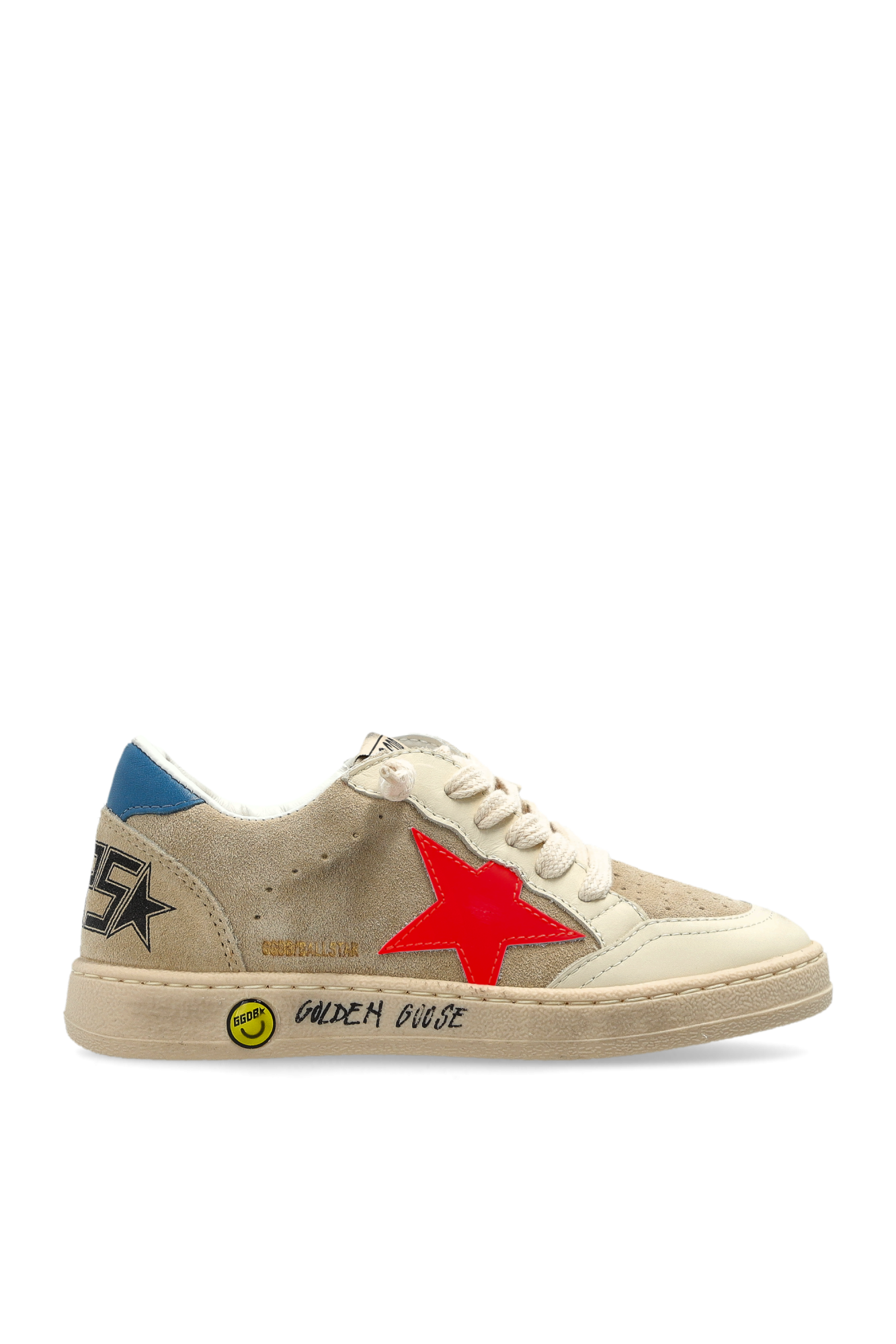 Golden Goose Kids Buty Sportowe `Ball Star New`, Unisex, Beżowy