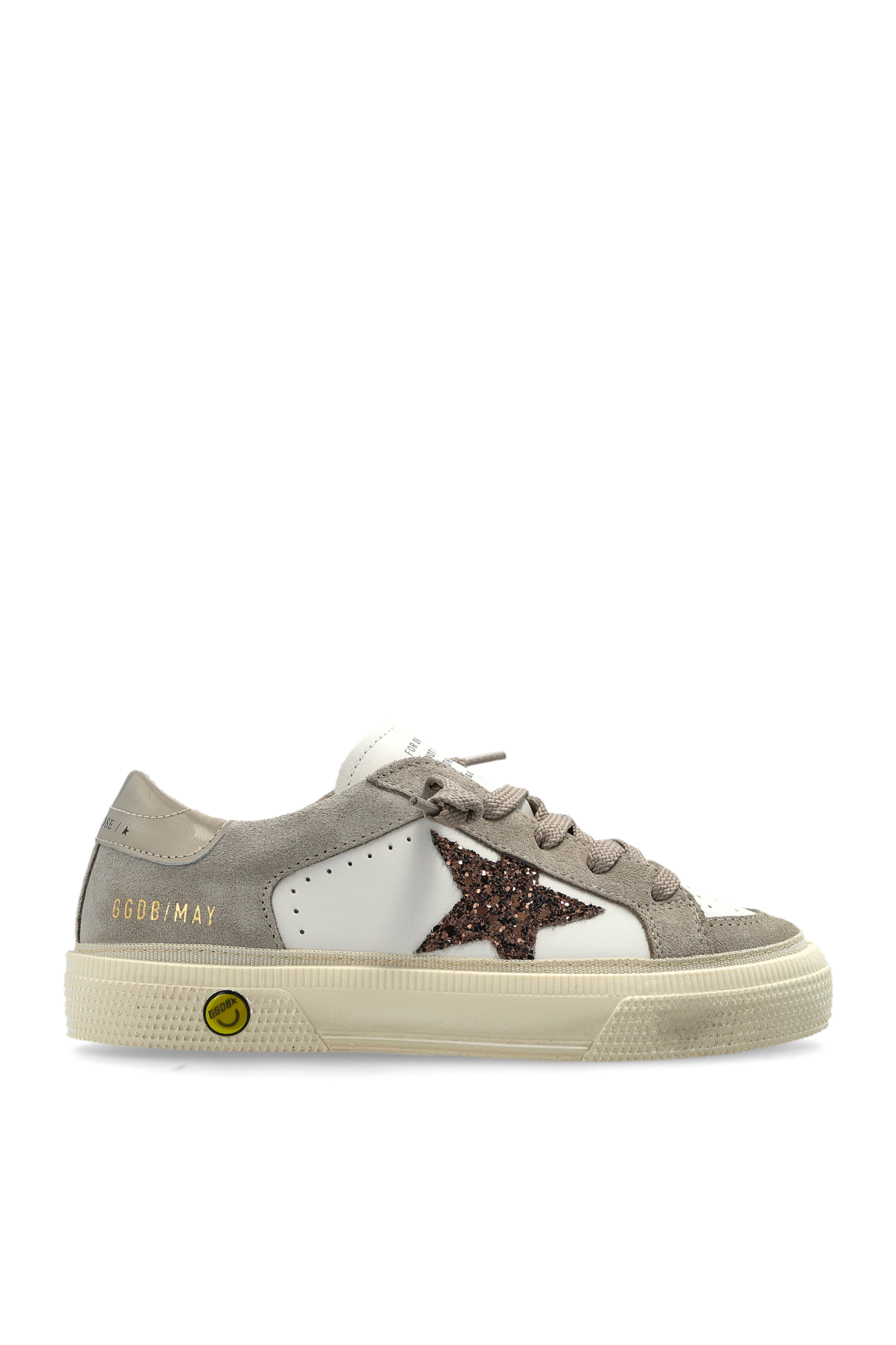 Golden Goose Kids Buty Sportowe `May With Double Quarter And Toe`, Unisex, Beżowy