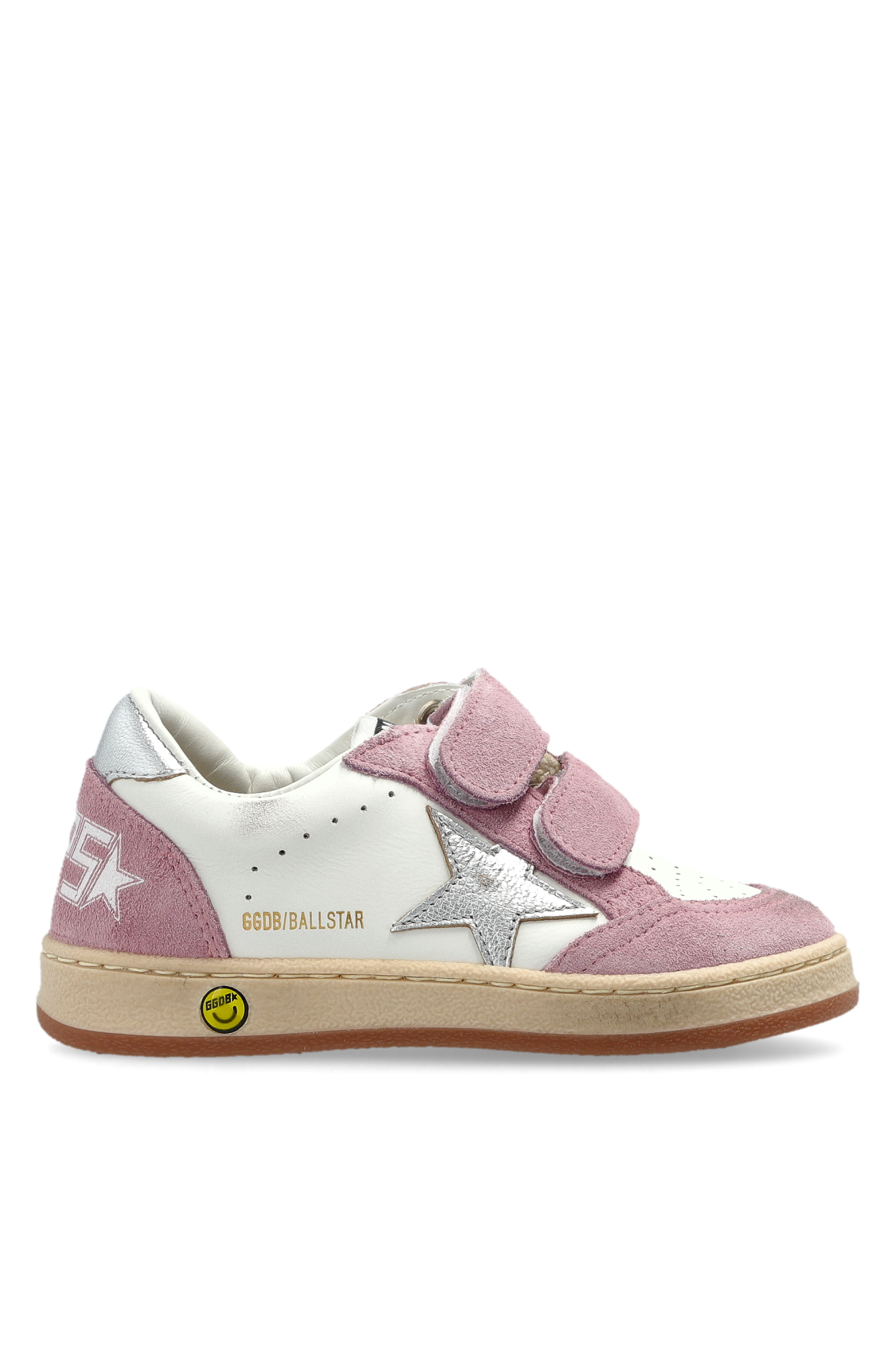 Golden Goose Kids Buty Sportowe `Ball Star Strap`, Unisex, Różowy