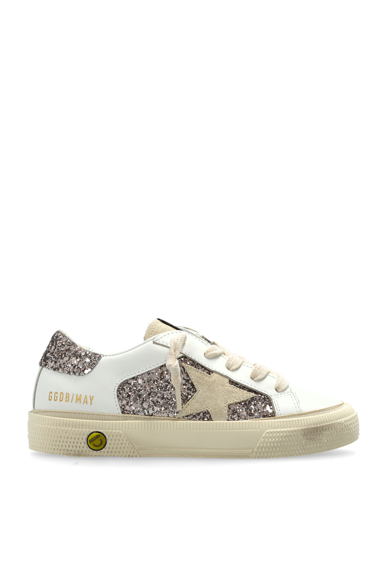 Golden Goose Kids Buty Sportowe `May With Double Quarter`, Unisex, Biały