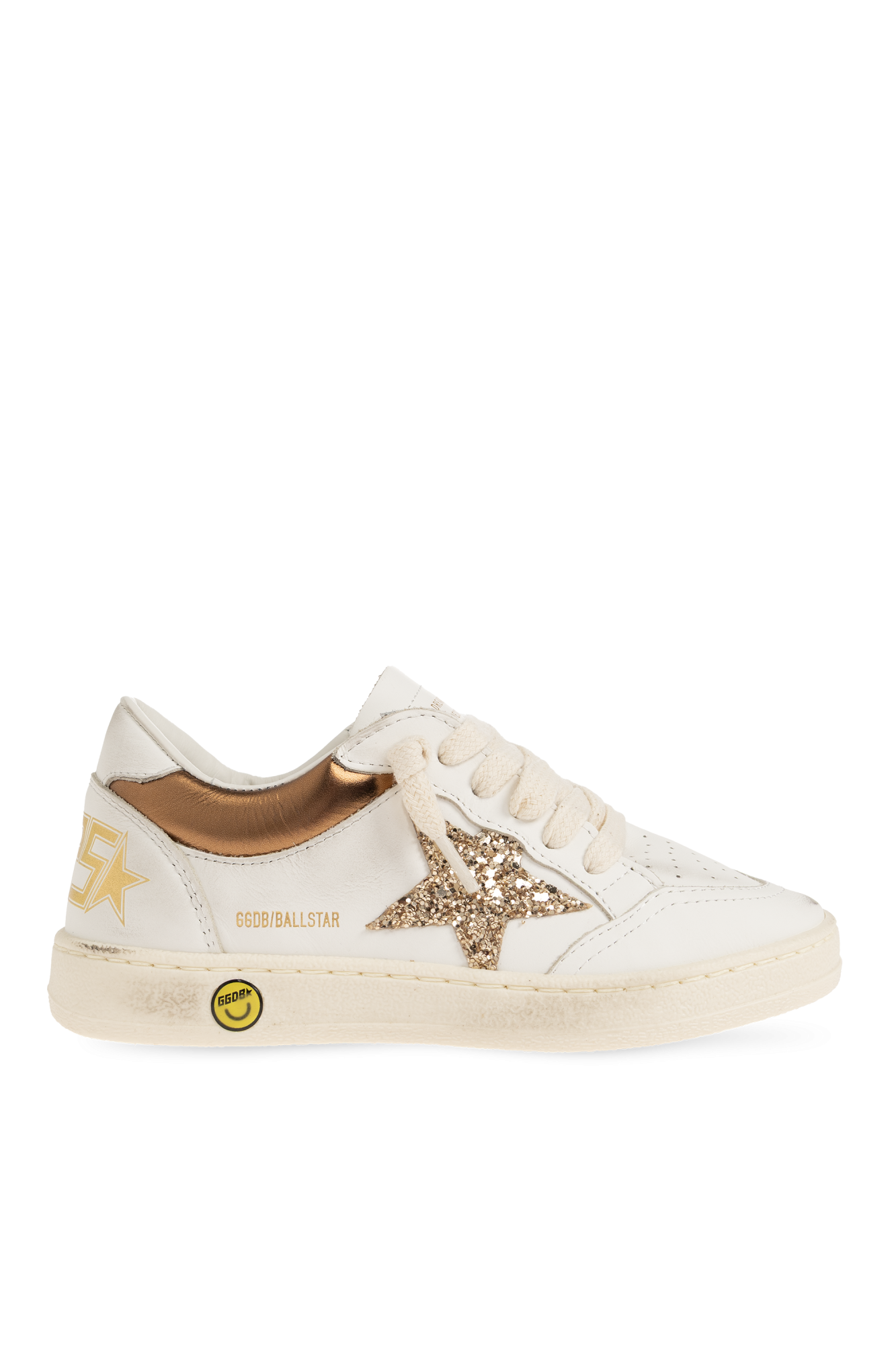 Golden Goose Kids Buty Sportowe ‘Ball Star With Separated Collar’, Unisex, Biały