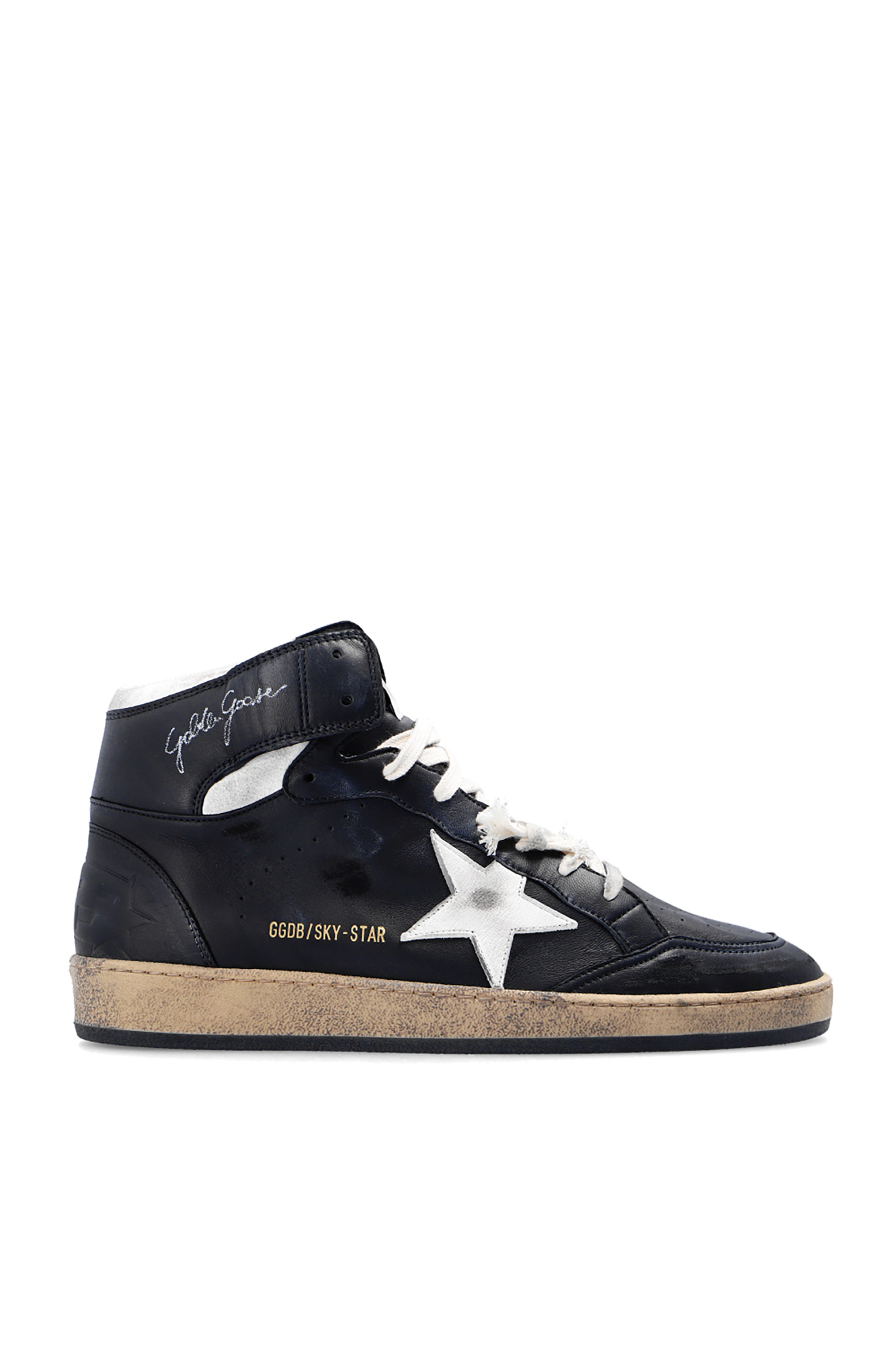 Golden Goose Buty Sportowe Za Kostkę ‘Sky Star’, Mężczyźni, Czarny