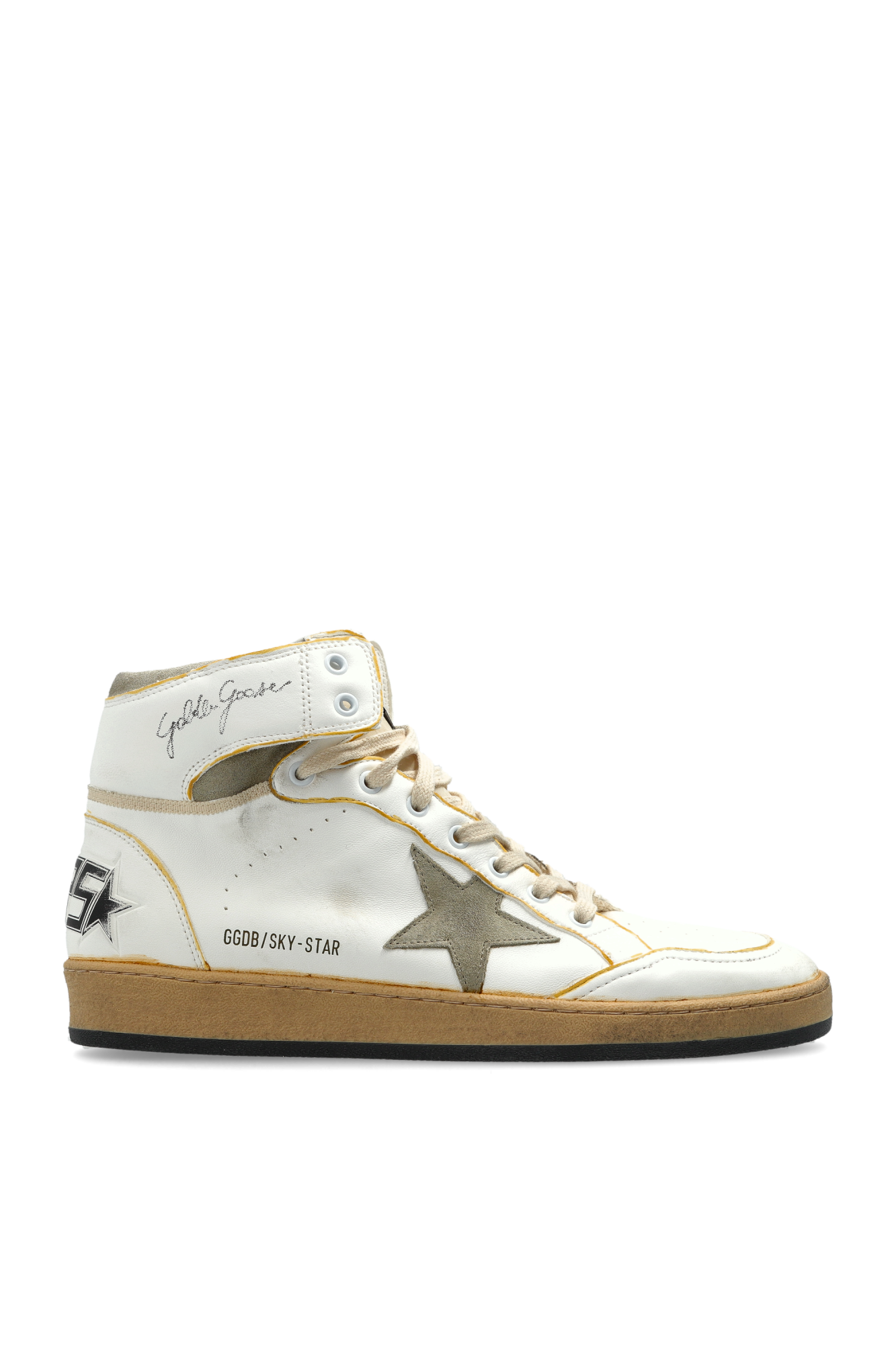 Golden Goose Buty Sportowe Za Kostkę ‘Sky Star’, Mężczyźni, Biały