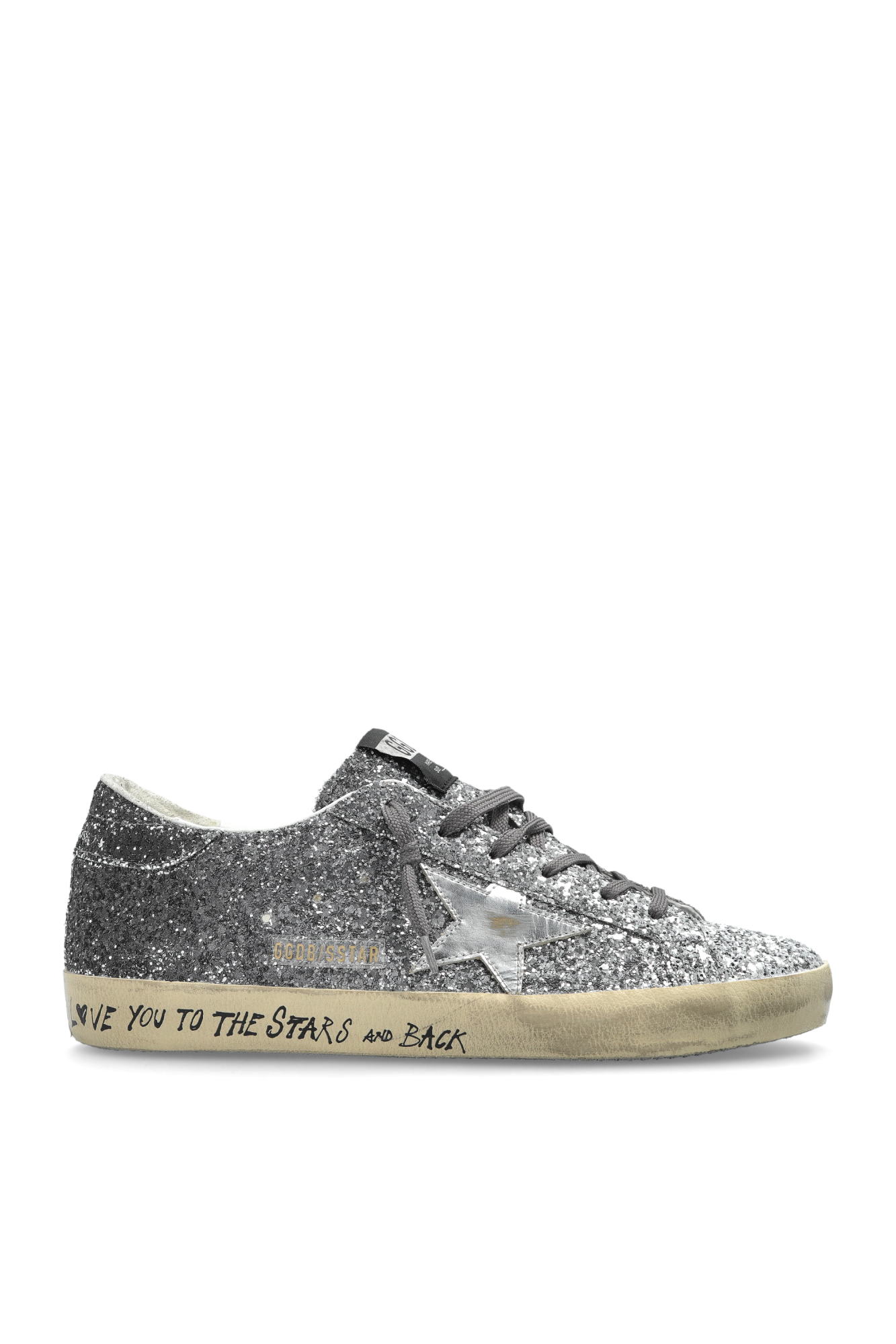 Golden Goose Buty Sportowe `Super-Star Classic With List`, Kobiety, Srebrny