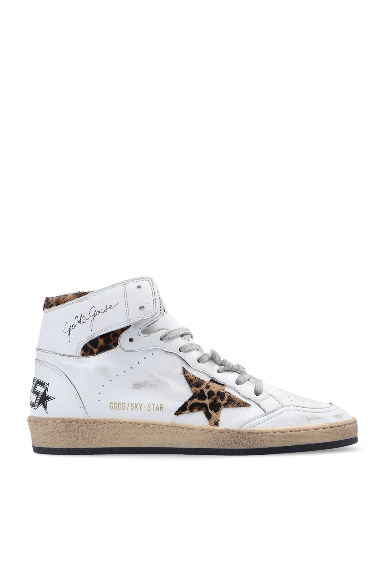 Golden Goose Buty Sportowe Za Kostkę ‘Sky Star’, Kobiety, Biały