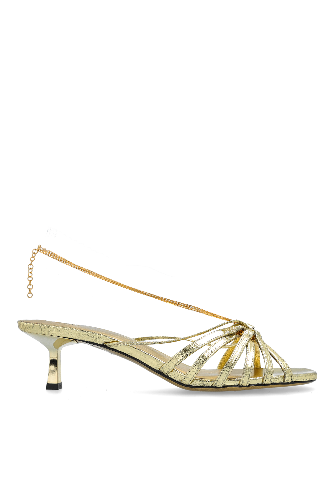 Golden Goose Sandały Na Obcasie ‘Nico’, Kobiety, Złoty