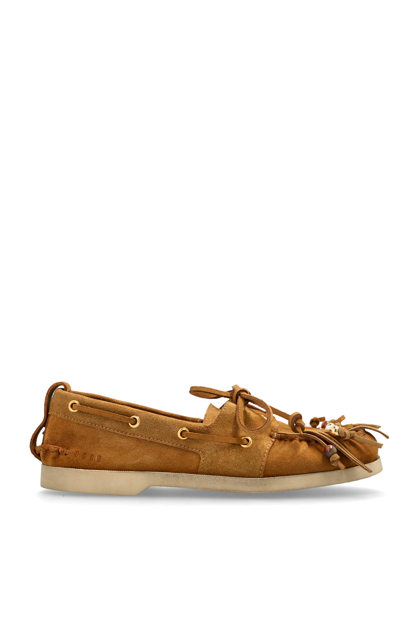 Golden Goose Zamszowe Buty `Cruise With Fringes`, Kobiety, Brązowy