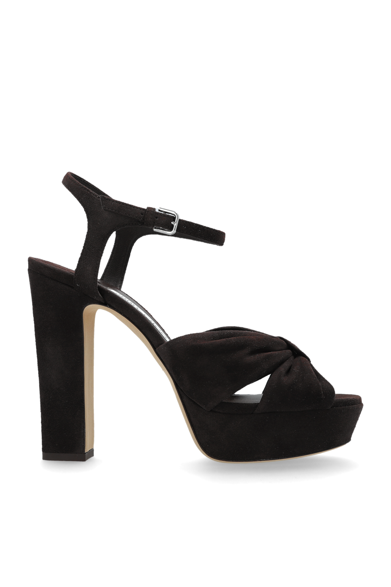 Jimmy Choo Sandały Na Platformie `Heloise`, Kobiety, Brązowy