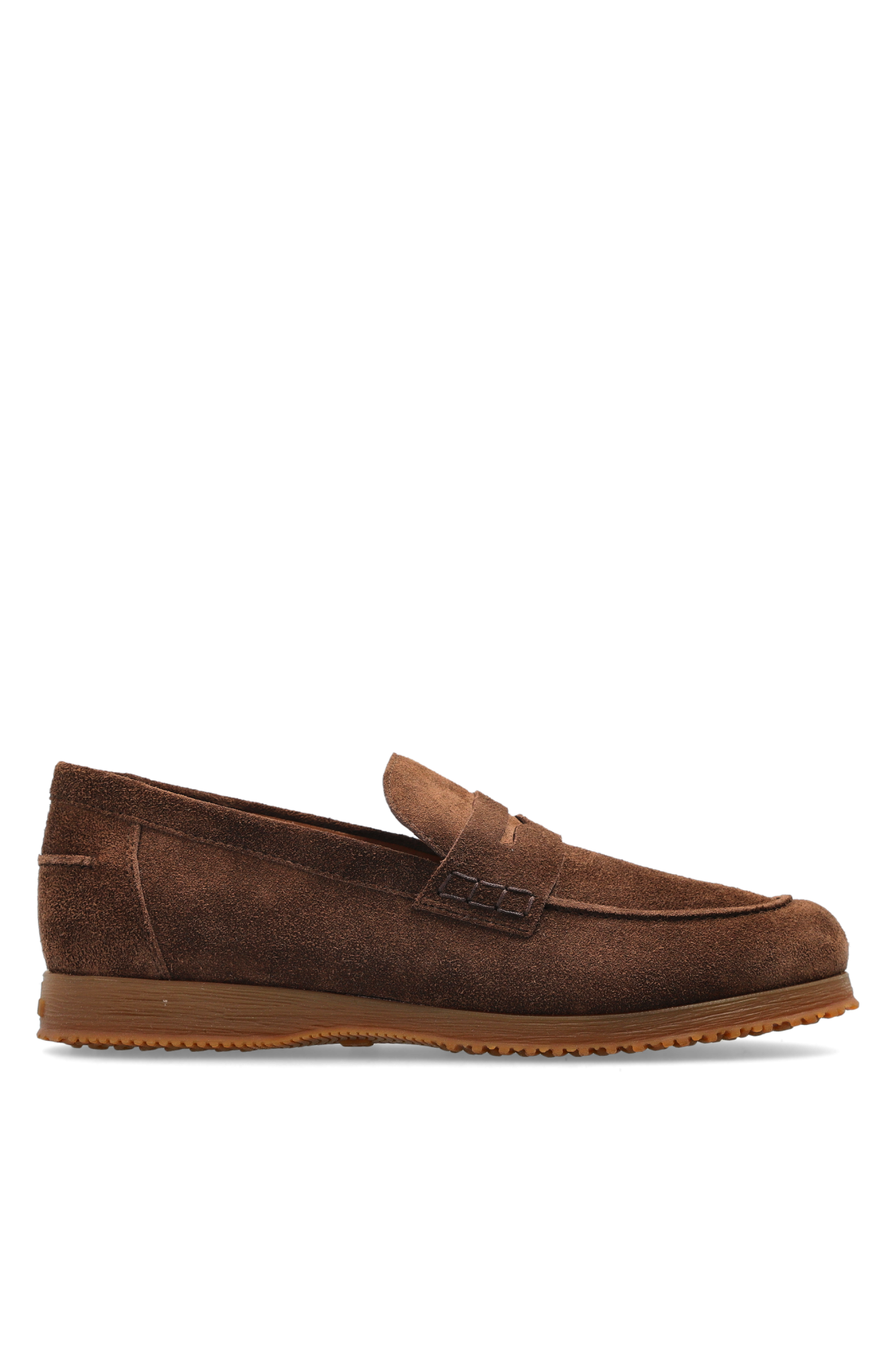 Hogan Zamszowe Buty Typu ‘Loafers’, Mężczyźni, Brązowy