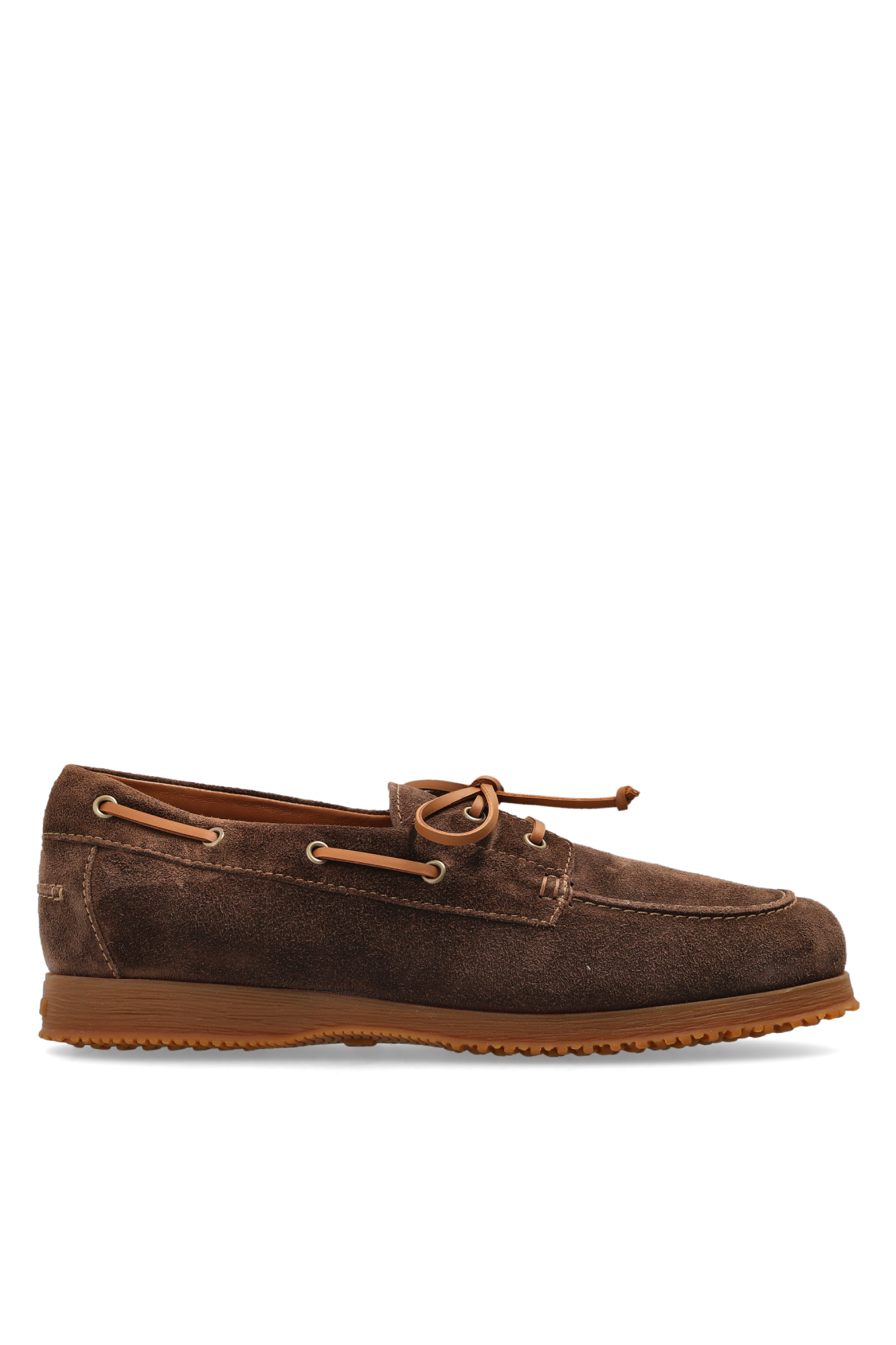 Hogan Zamszowe Buty ‘Traditional’, Mężczyźni, Brązowy