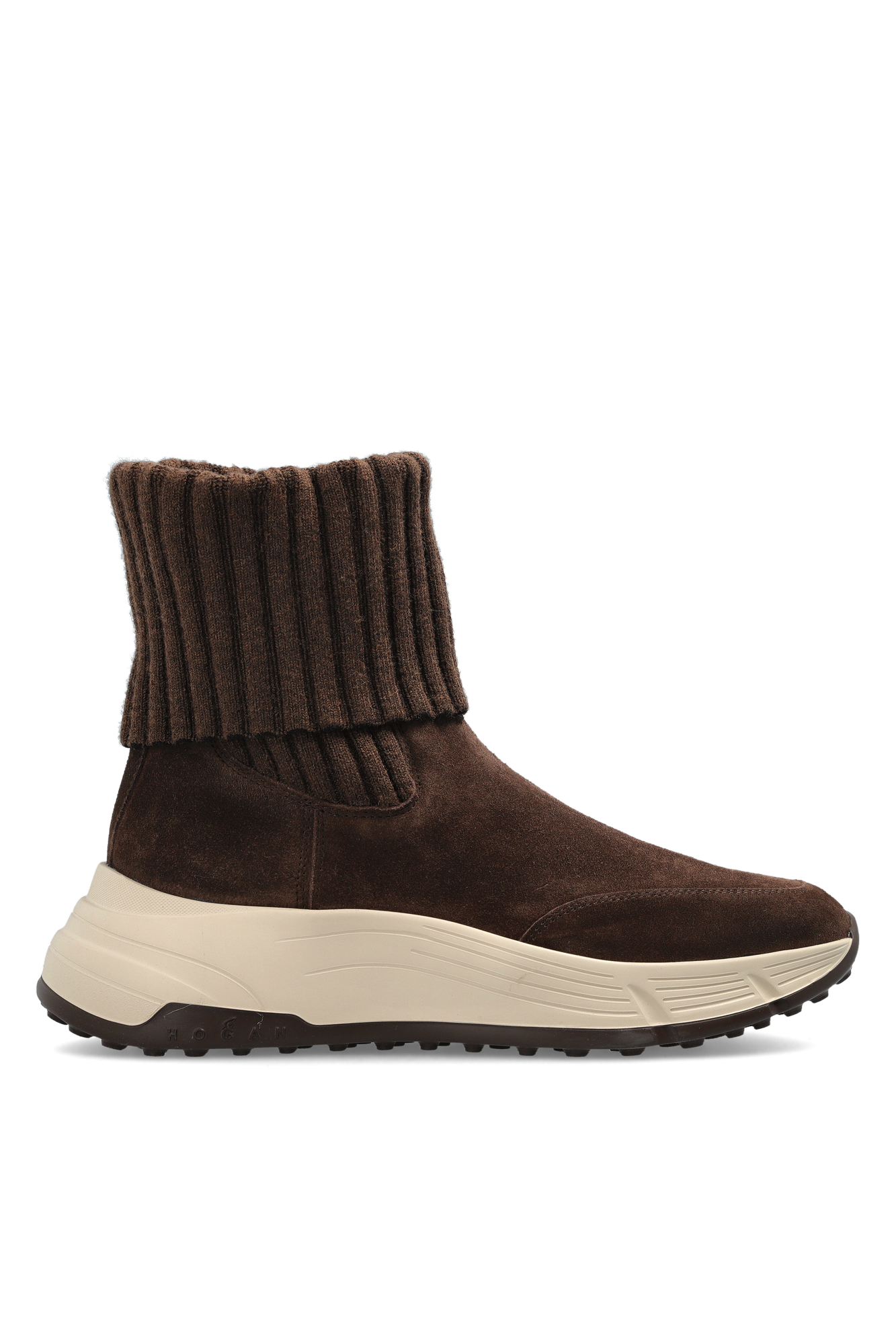 Hogan Buty `H669` Za Kostkę, Kobiety, Brązowy
