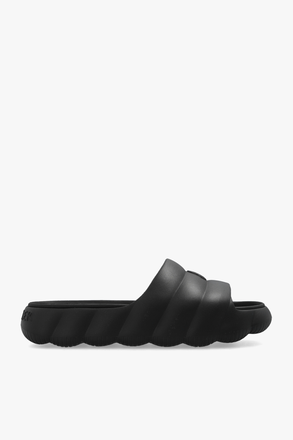 Moncler Gumowe Klapki ‘Lilo’, Kobiety, Czarny