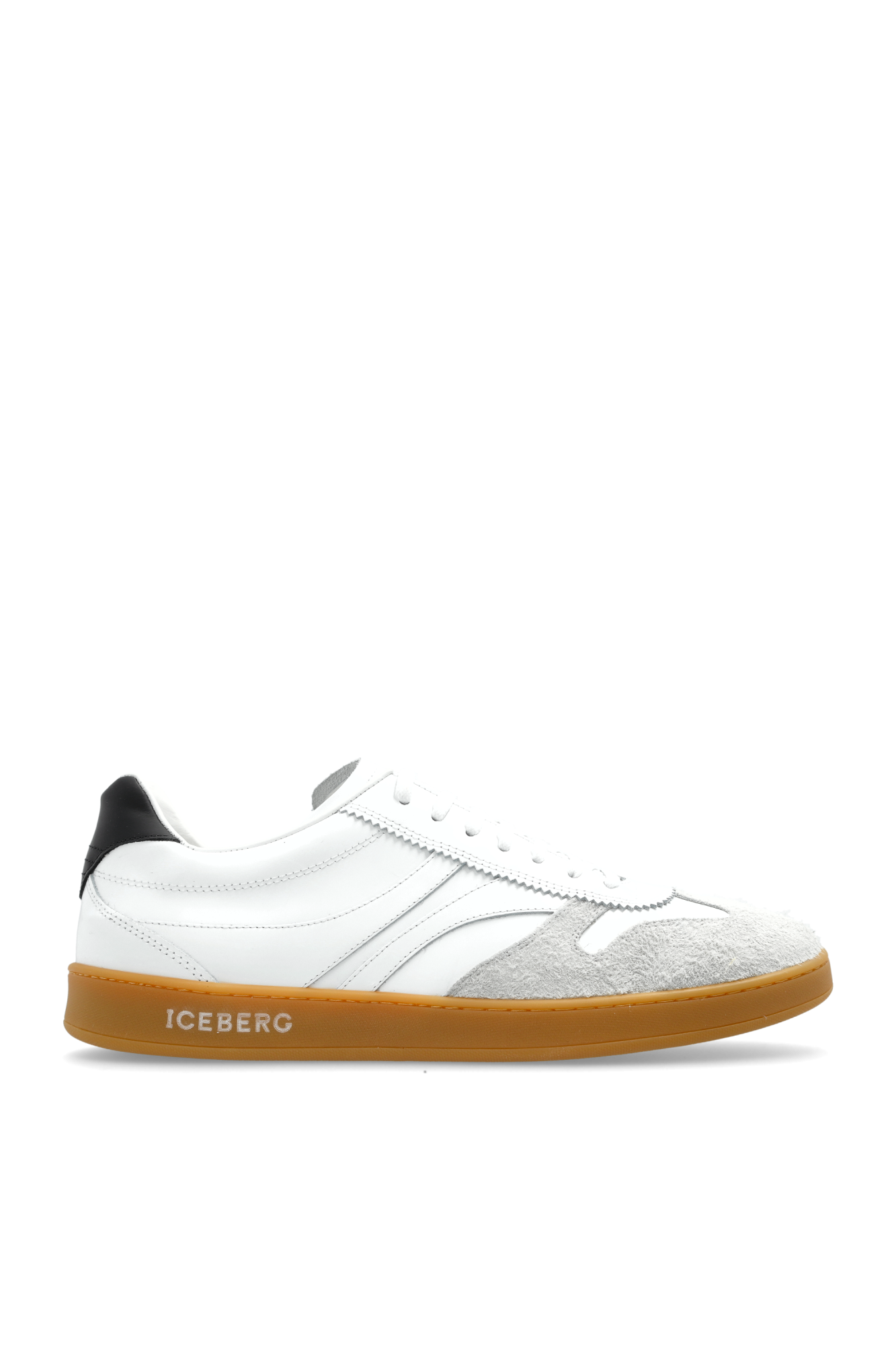 Iceberg Buty Sportowe Z Logo, Mężczyźni, Biały